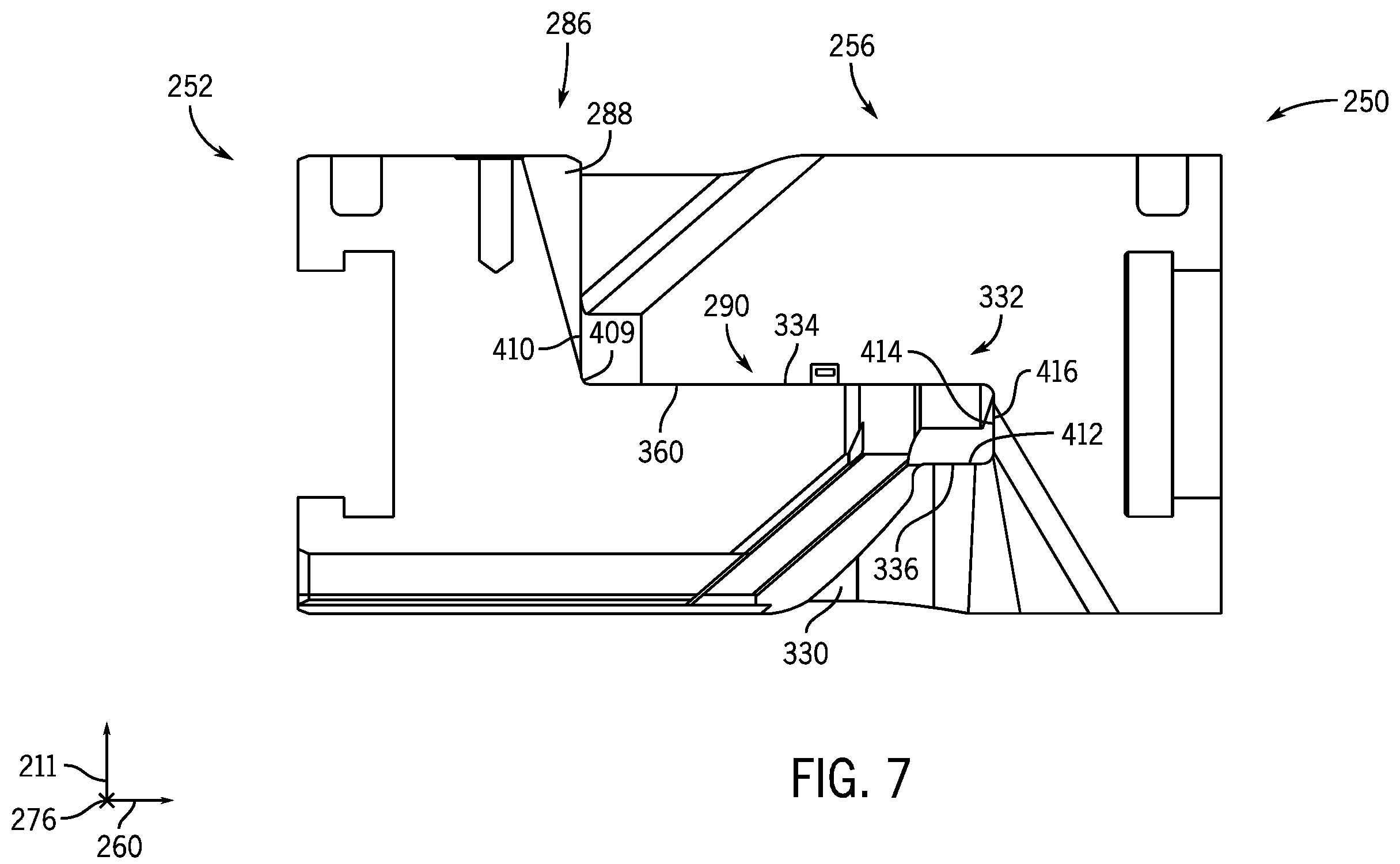 Patent US12139991 Figure 7 – Blowout preventer shearing ram