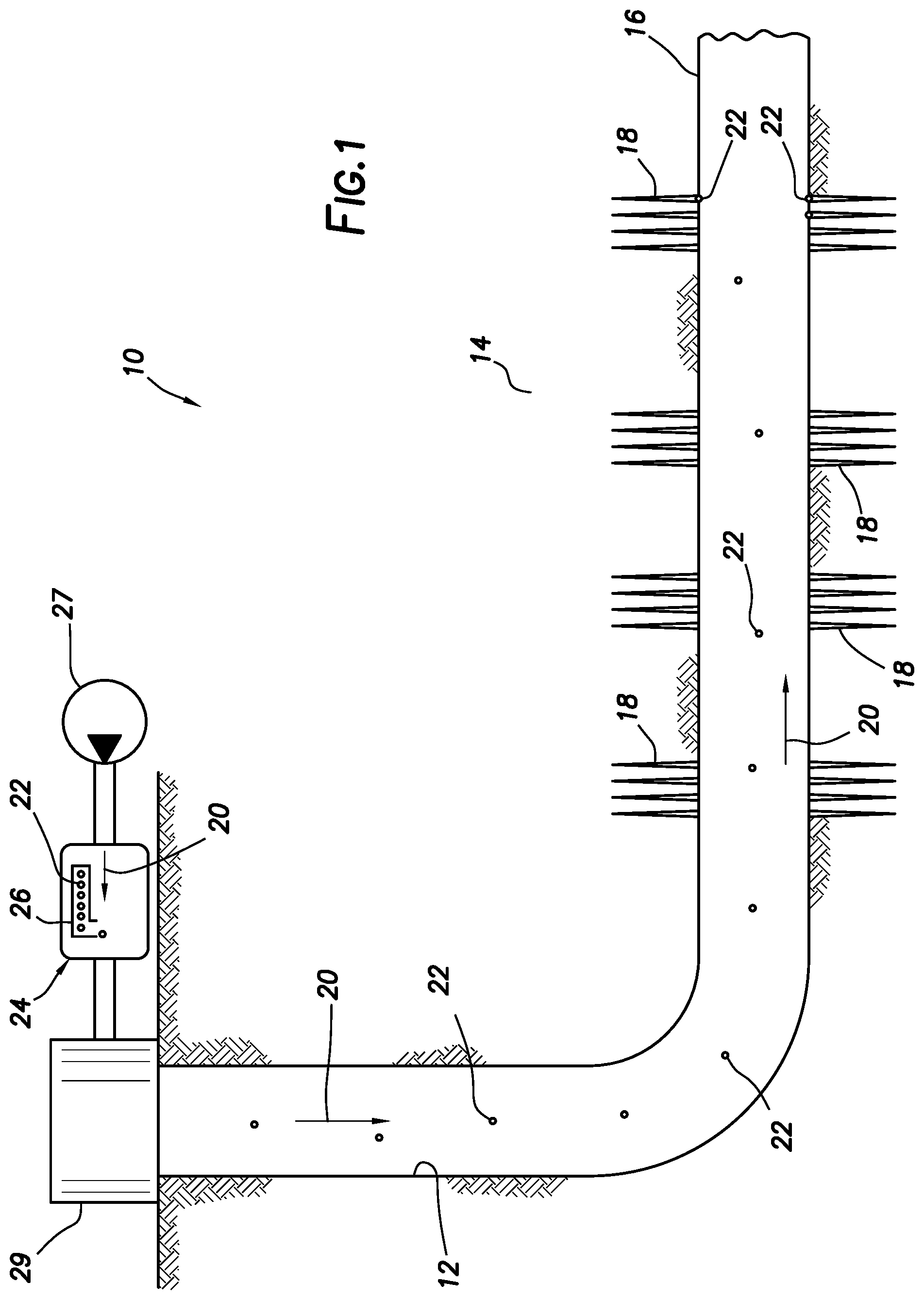 Patent US12139992 Figure 1 – Discrete plugging device launcher