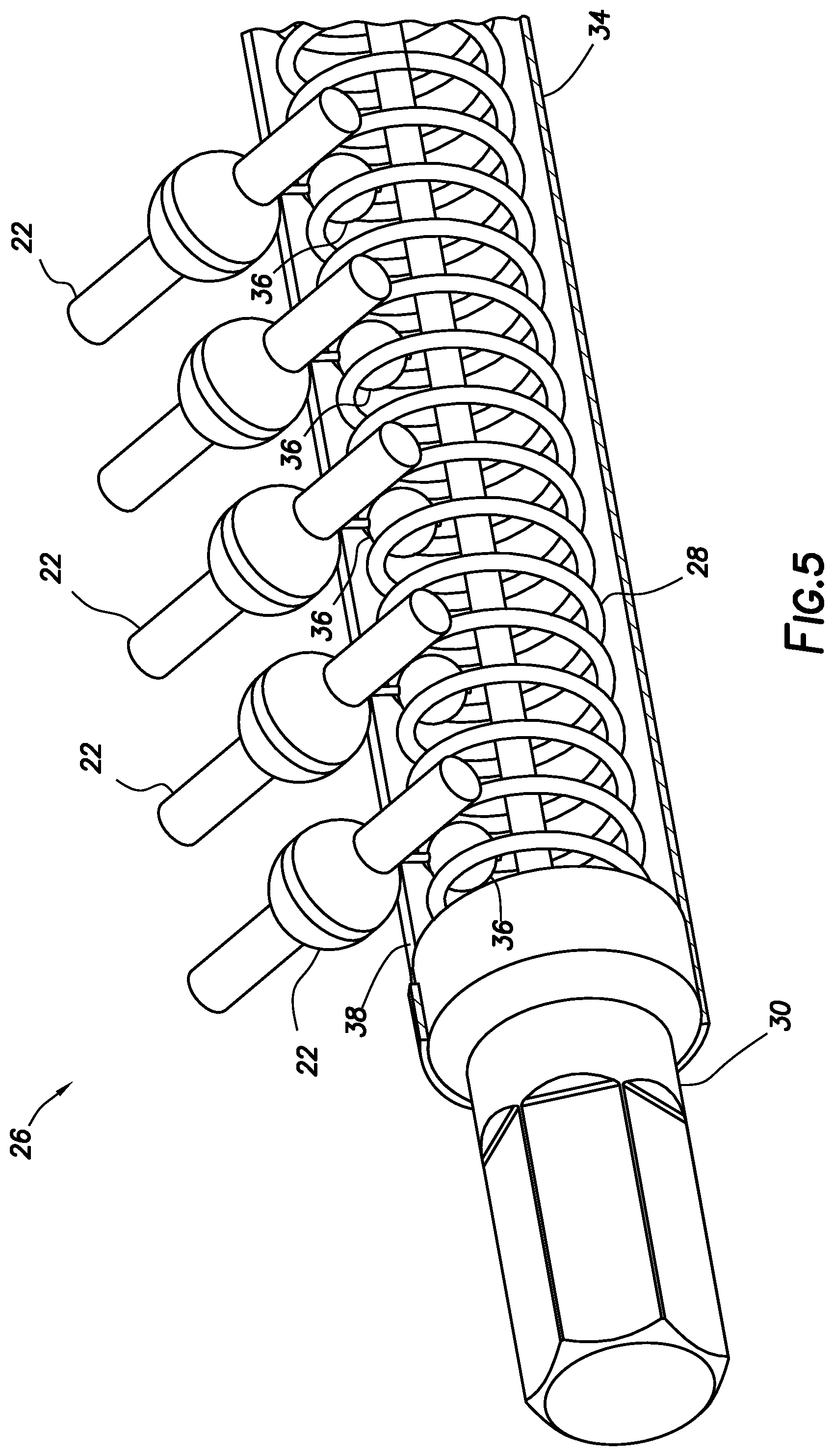 Patent US12139992 Figure 4 – Discrete plugging device launcher