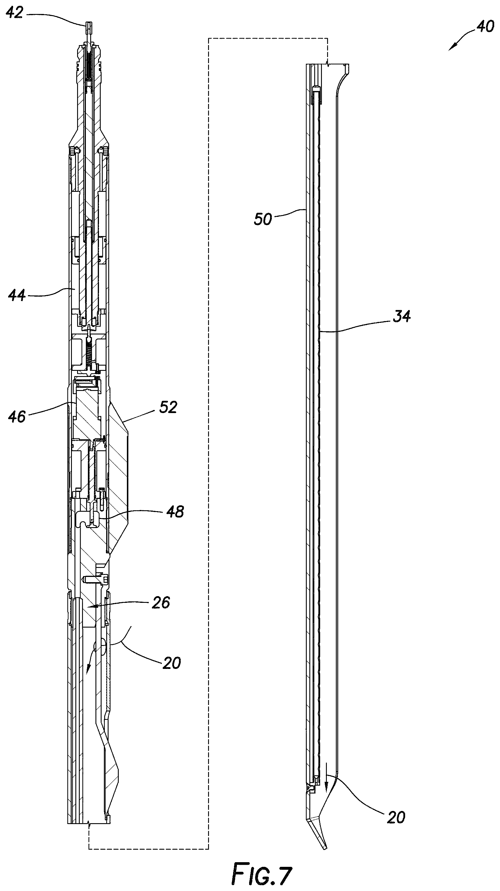Patent US12139992 Figure 6 – Discrete plugging device launcher
