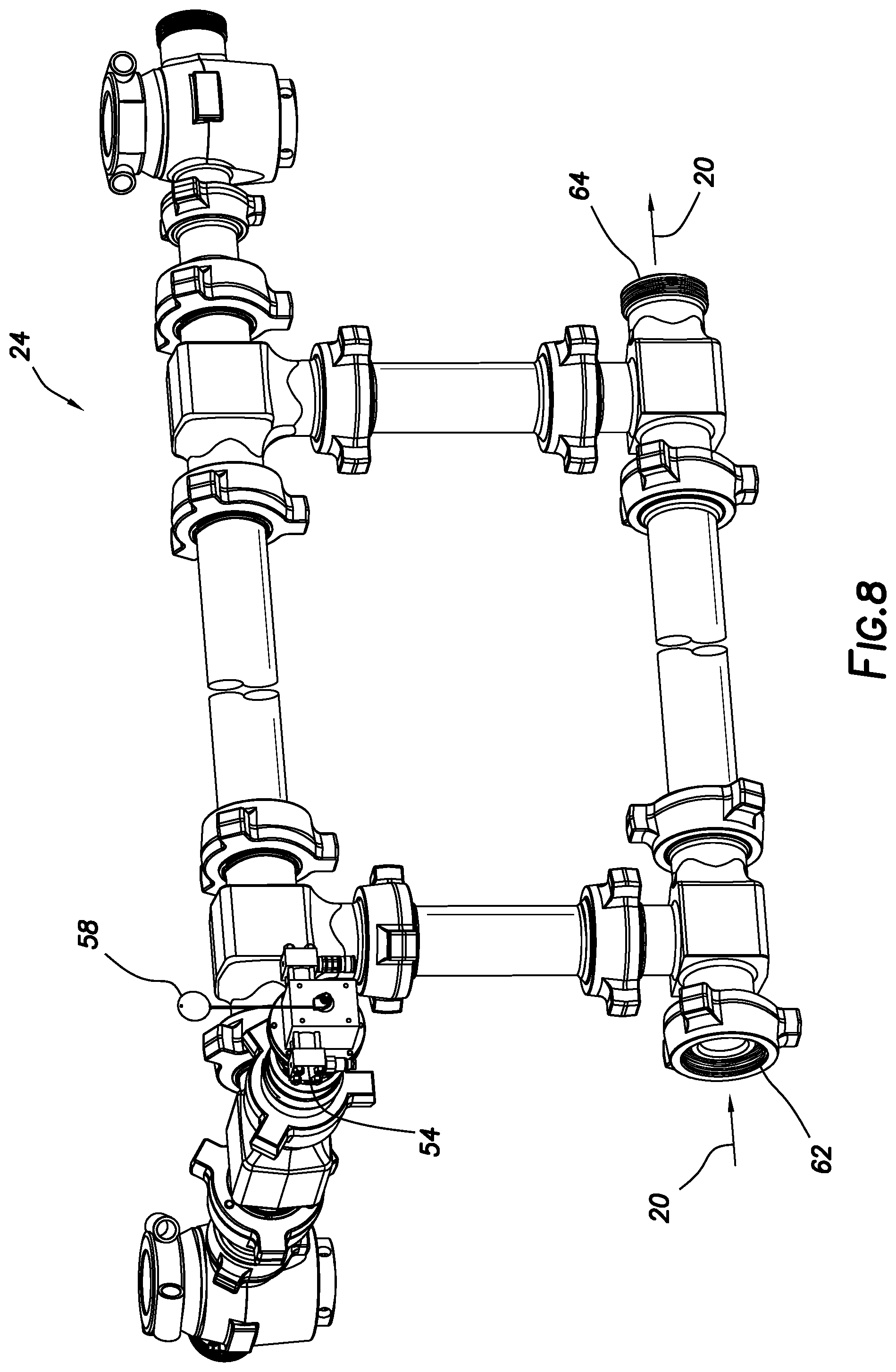 Patent US12139992 Figure 7 – Discrete plugging device launcher