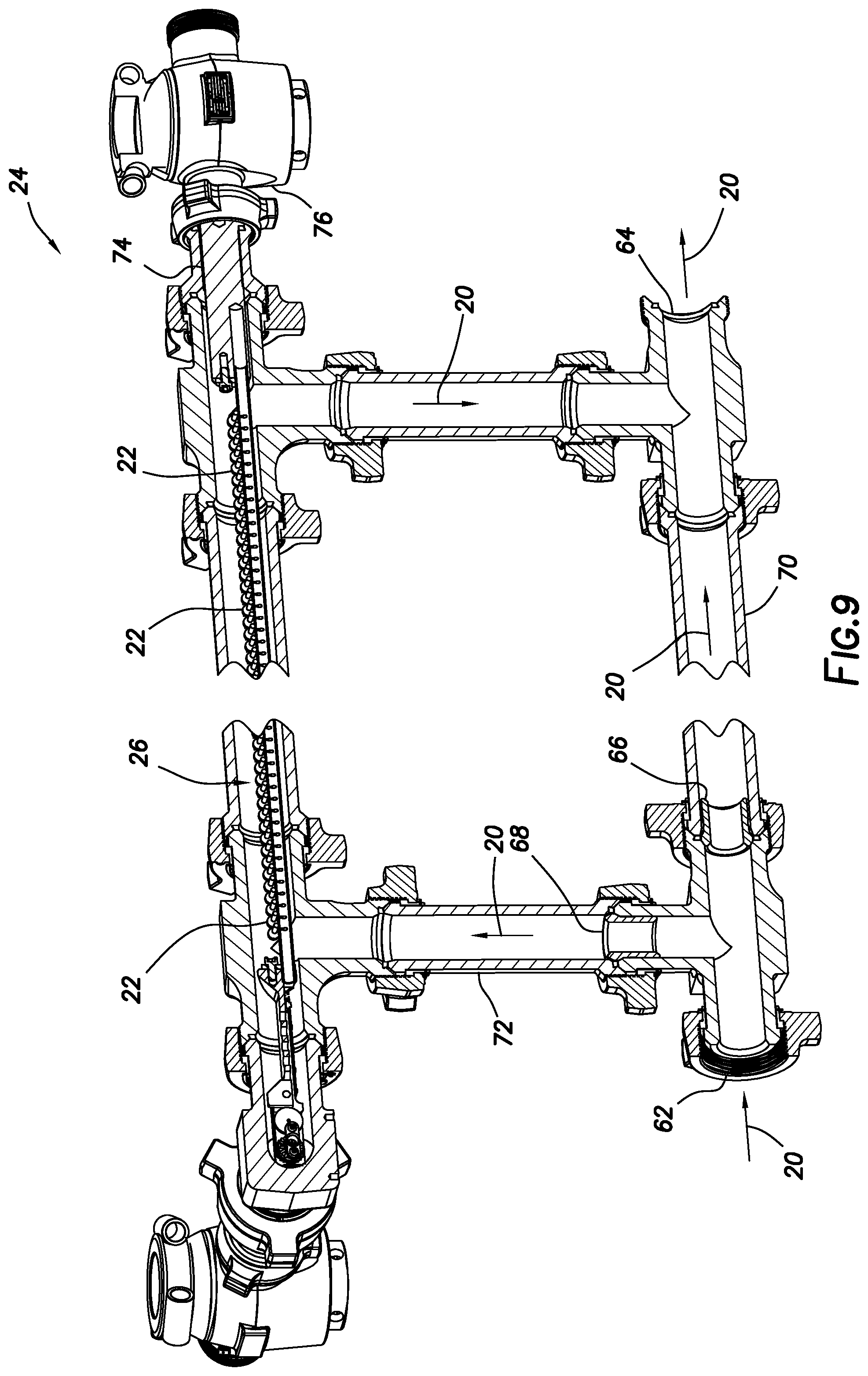 Patent US12139992 Figure 8 – Discrete plugging device launcher