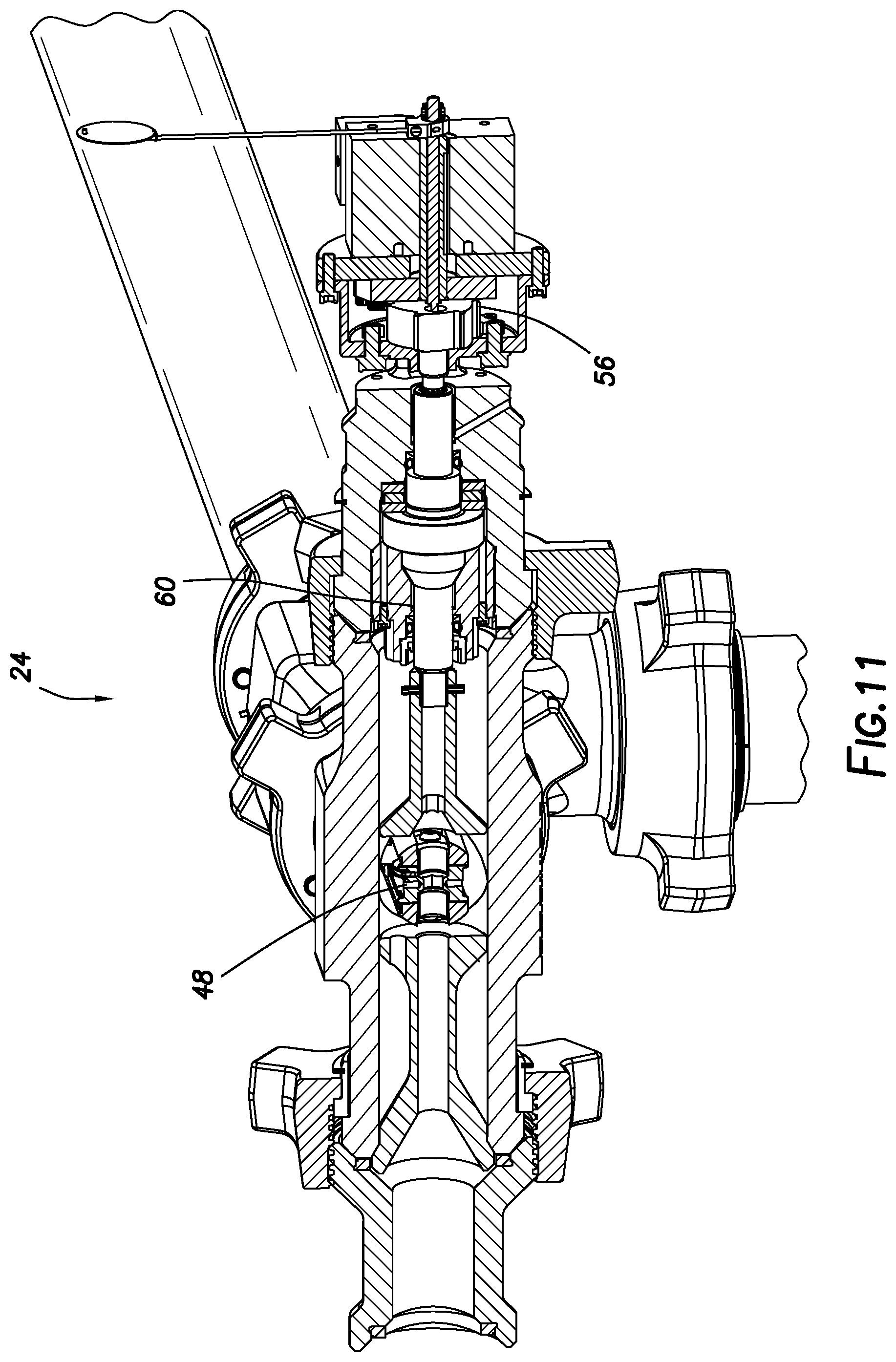 Patent US12139992 Figure 10 – Discrete plugging device launcher