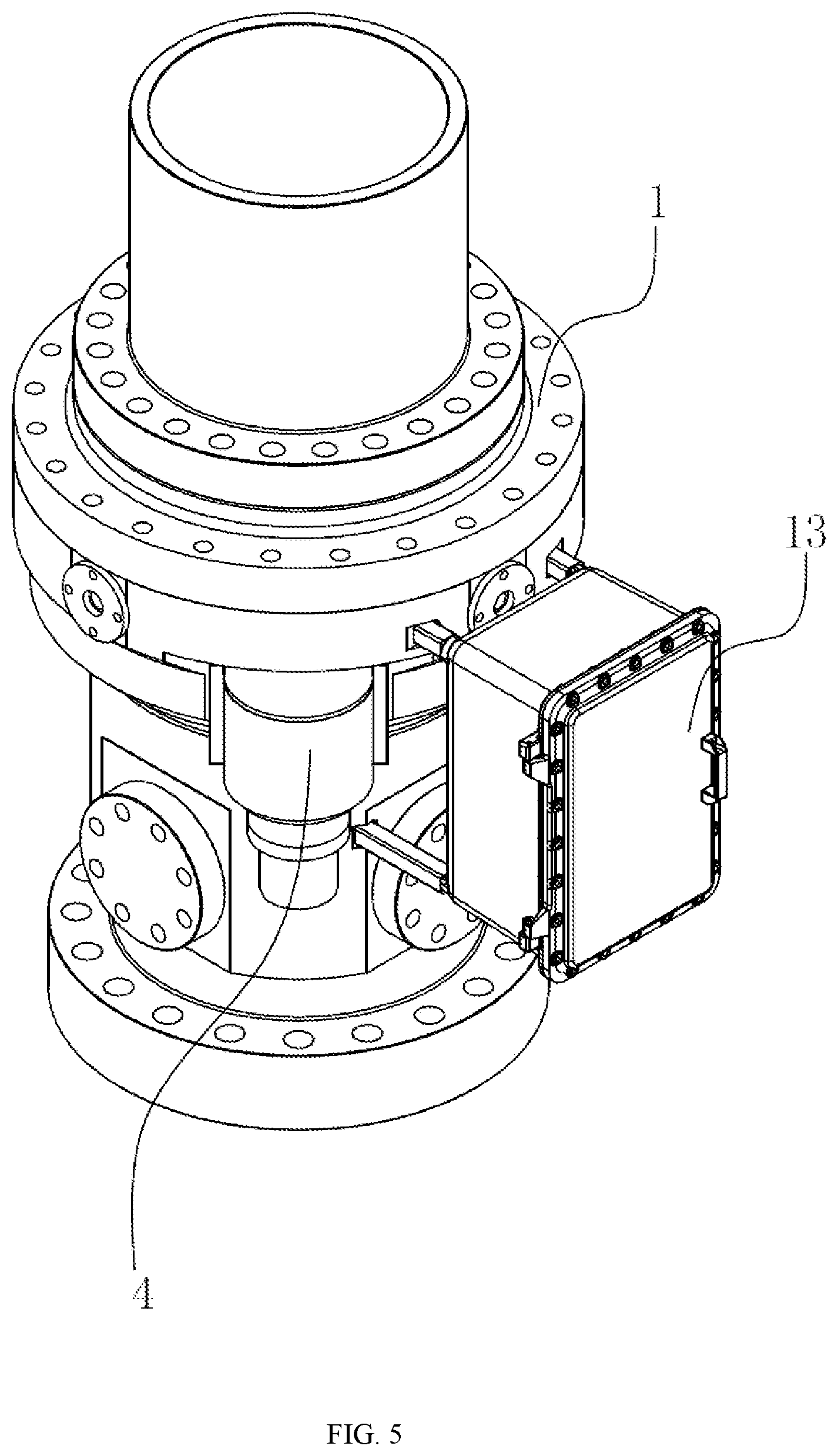 Patent US12139993 Figure 5 – Multifunctional rotating control device