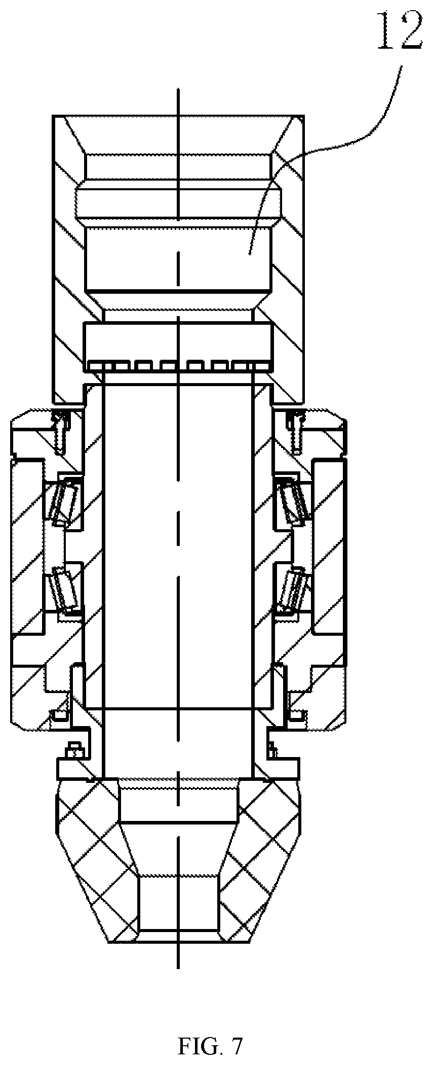 Patent US12139993 Figure 7 – Multifunctional rotating control device
