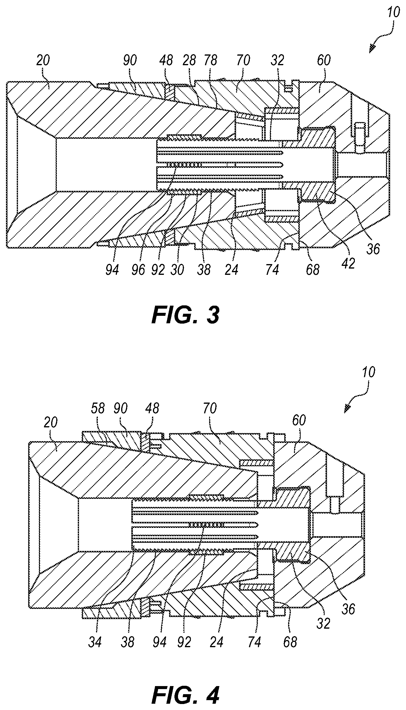 Patent US12139994 Figure 2 – Frac plug device with an anchor mandrel assembly for a locked set configuration