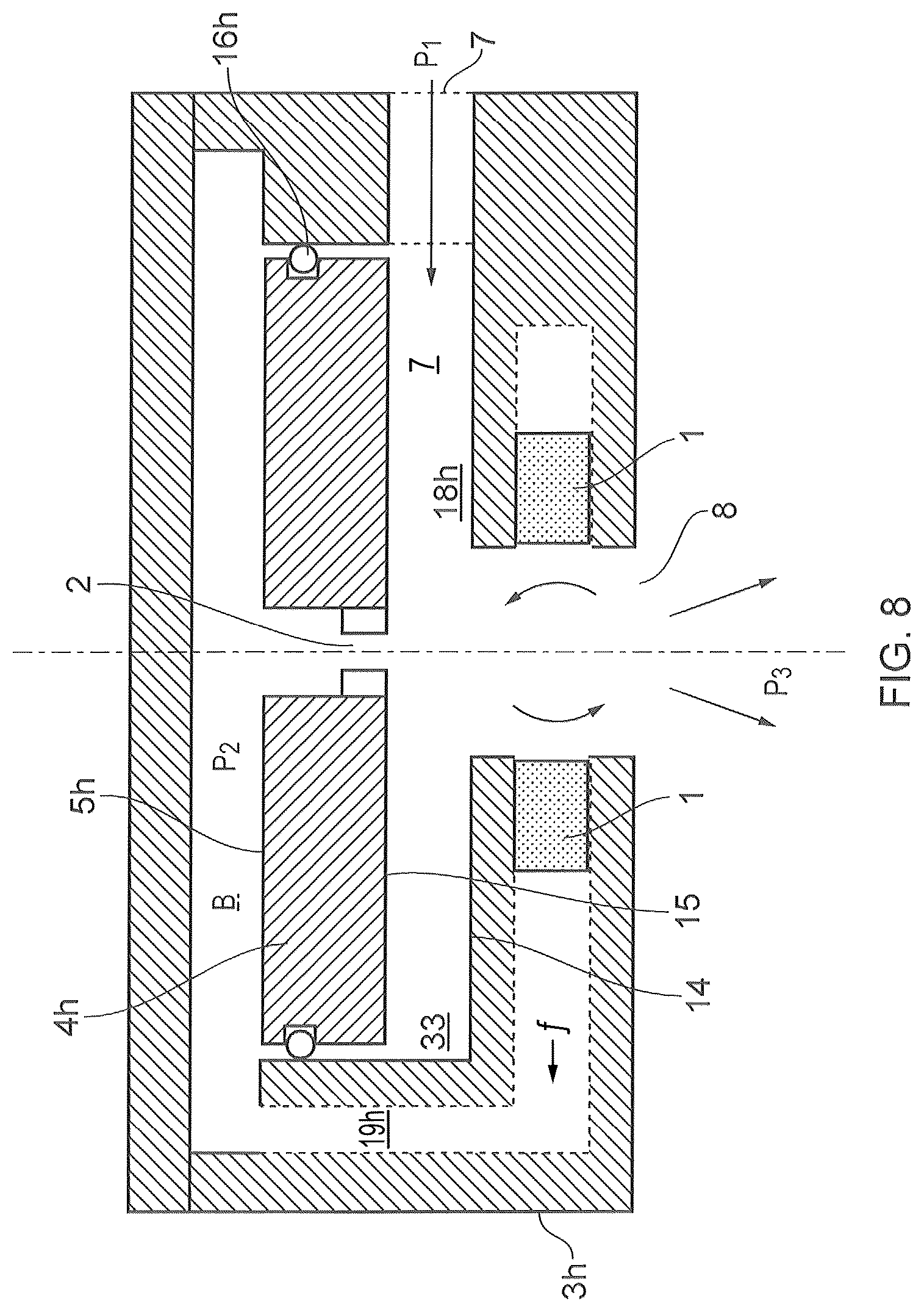 Patent US12139999 Figure 6 – Fluid control system