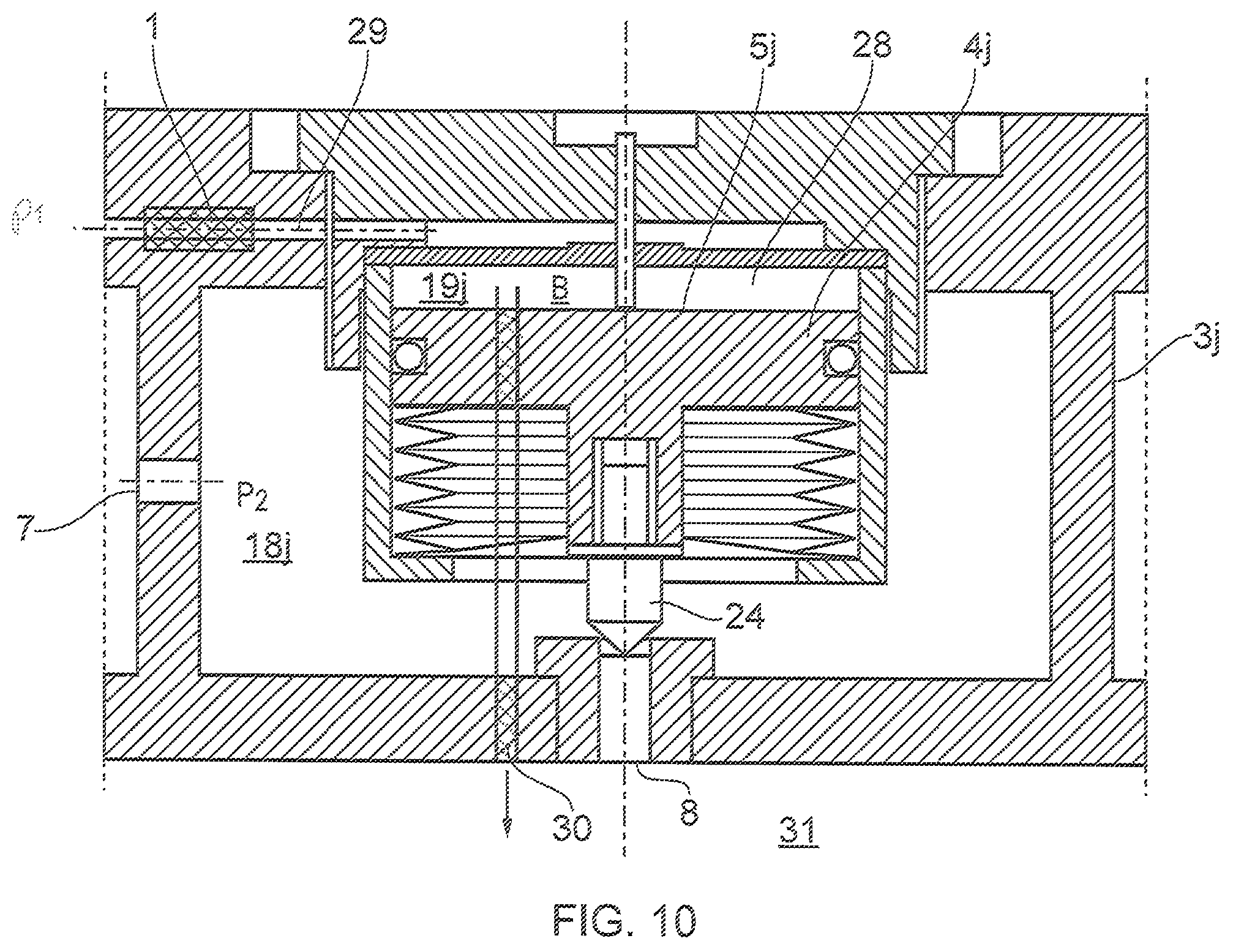 Patent US12139999 Figure 8 – Fluid control system