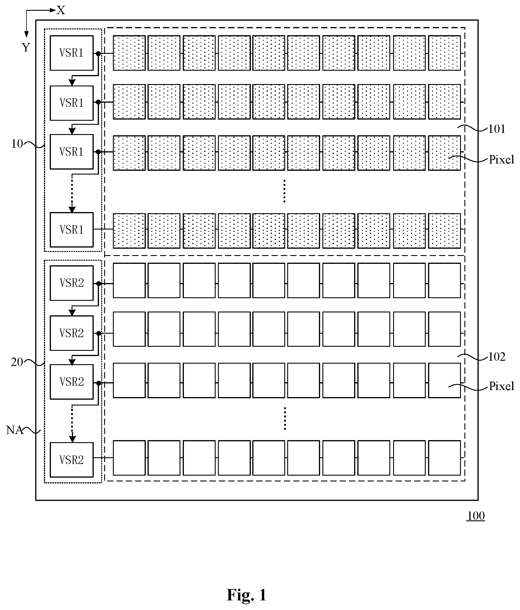 Patent US12142195 Figure 1 – Display panel, integrated chip and display device