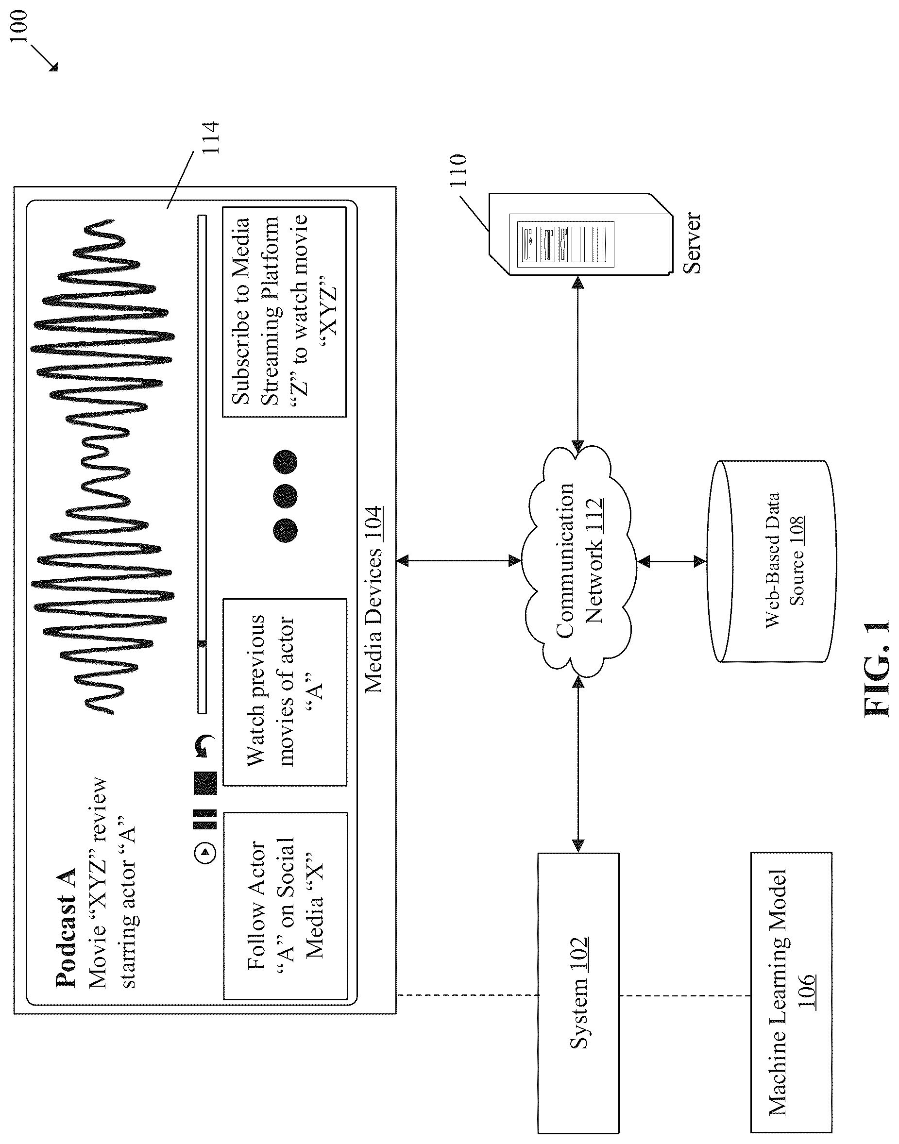 Patent US12142273 Figure 1 – Creation of notes for items of interest mentioned in audio content