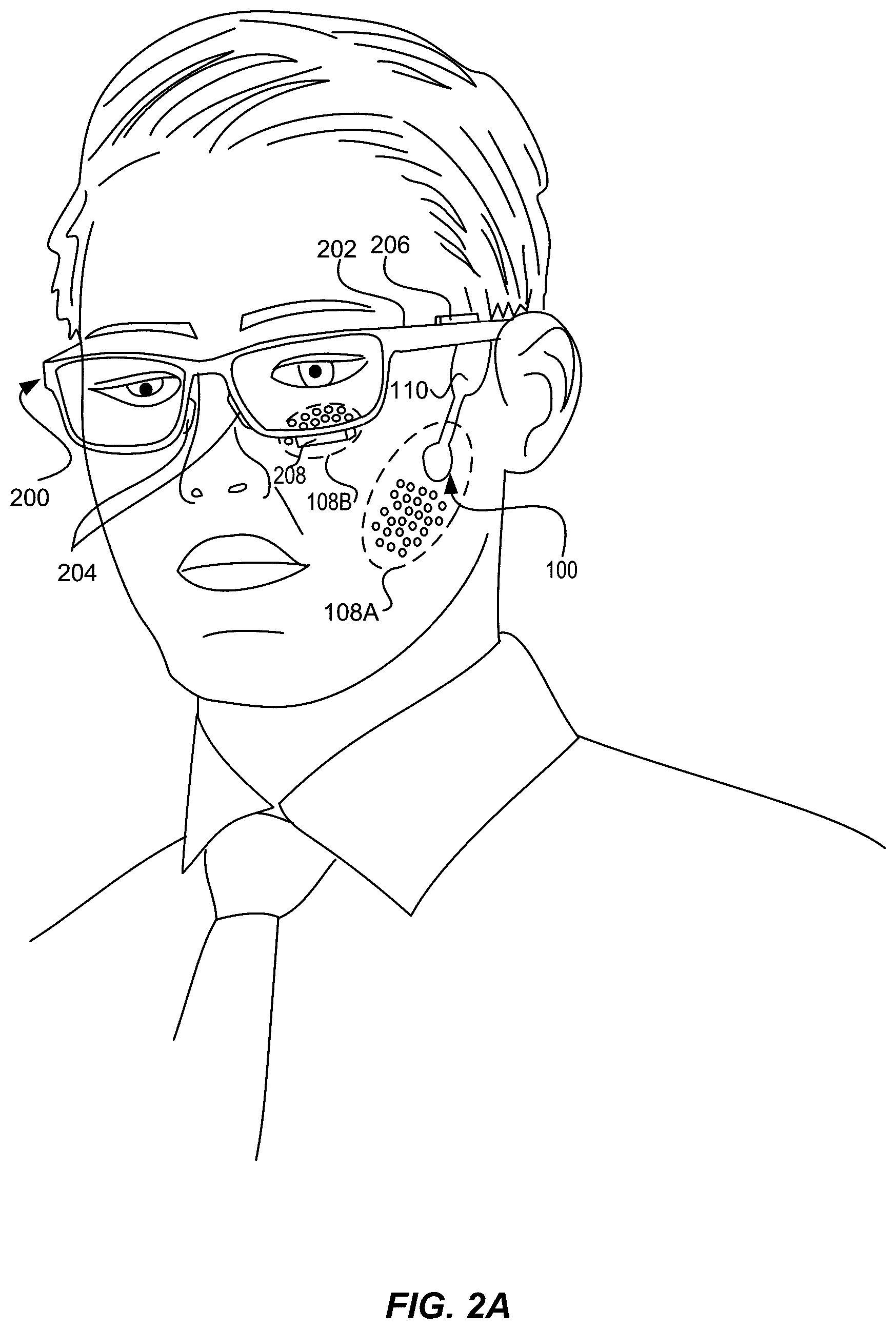 Patent US12142281 Figure 2 – Providing context-driven output based on facial micromovements