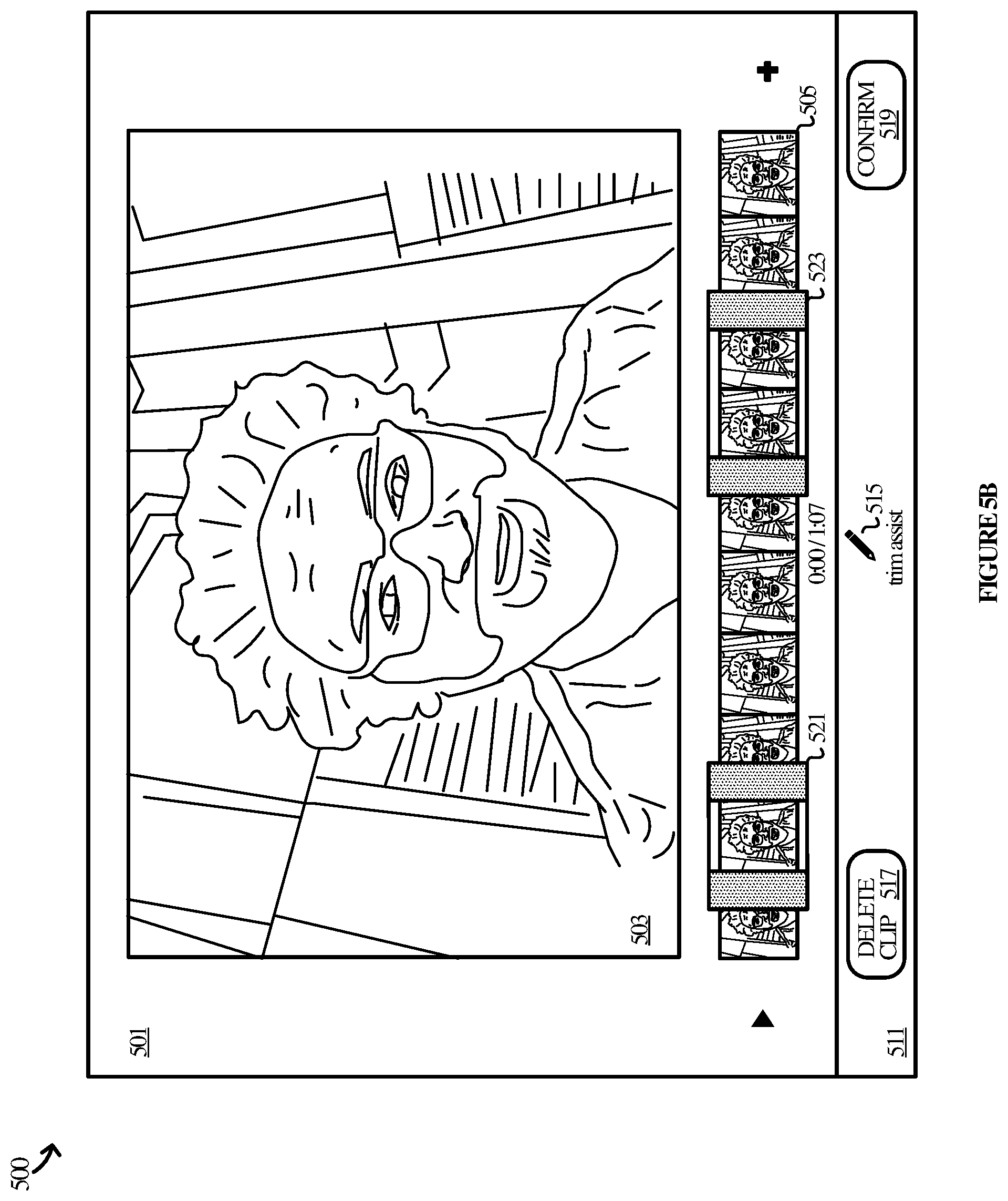 Patent US12142303 Figure 6 – Enhanced trim assistance for video editing environments