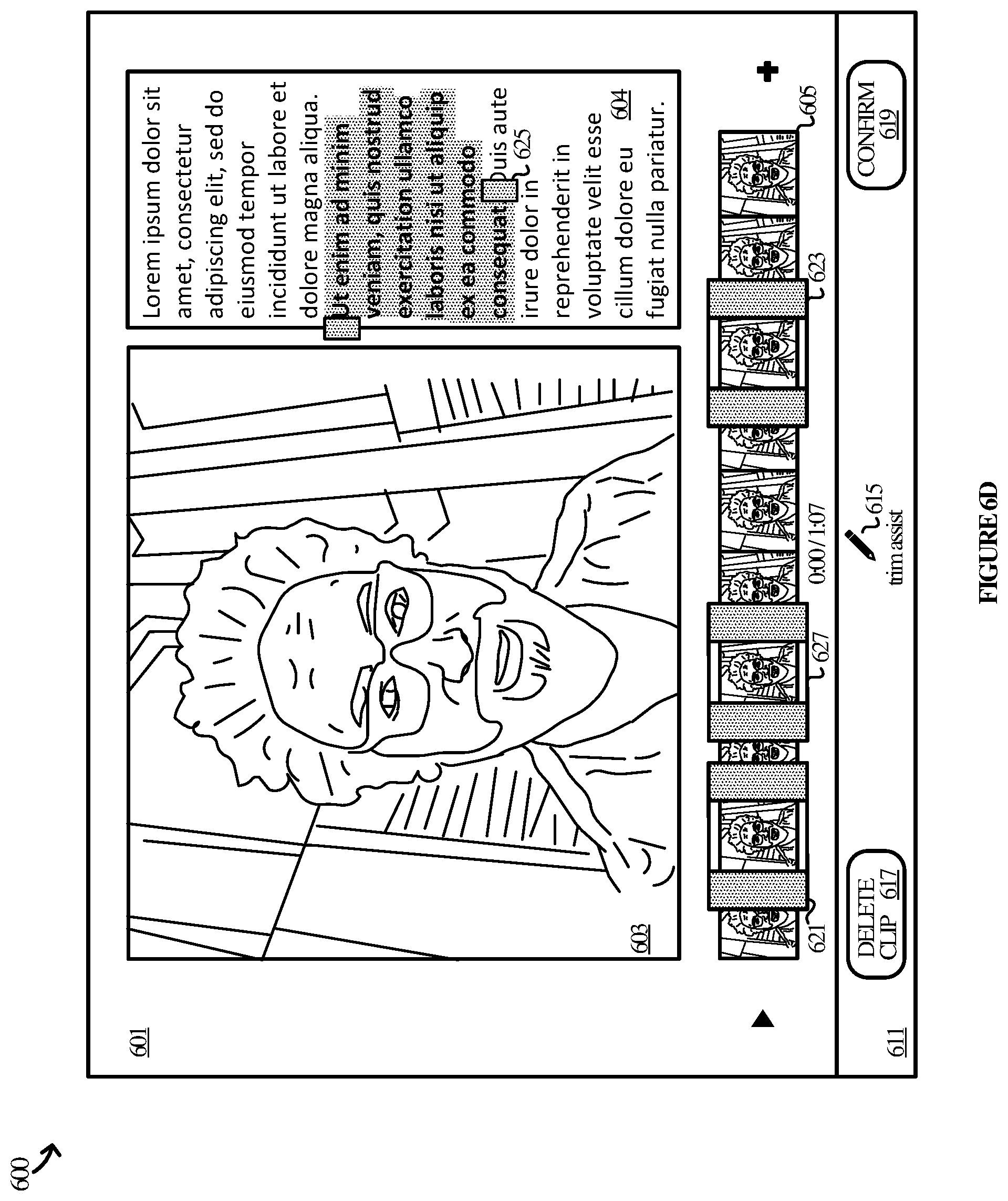 Patent US12142303 Figure 11 – Enhanced trim assistance for video editing environments