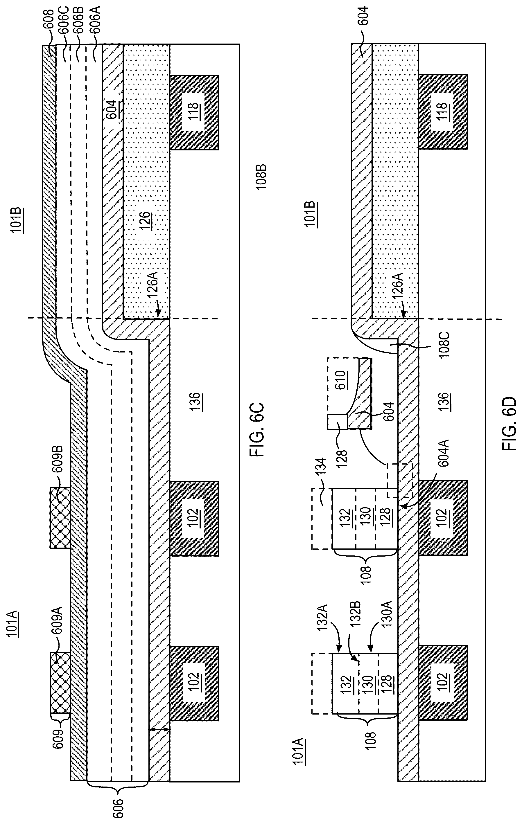 Patent US12142310 Figure 9 – Method of fabricating pedestal based memory devices using pocket integration