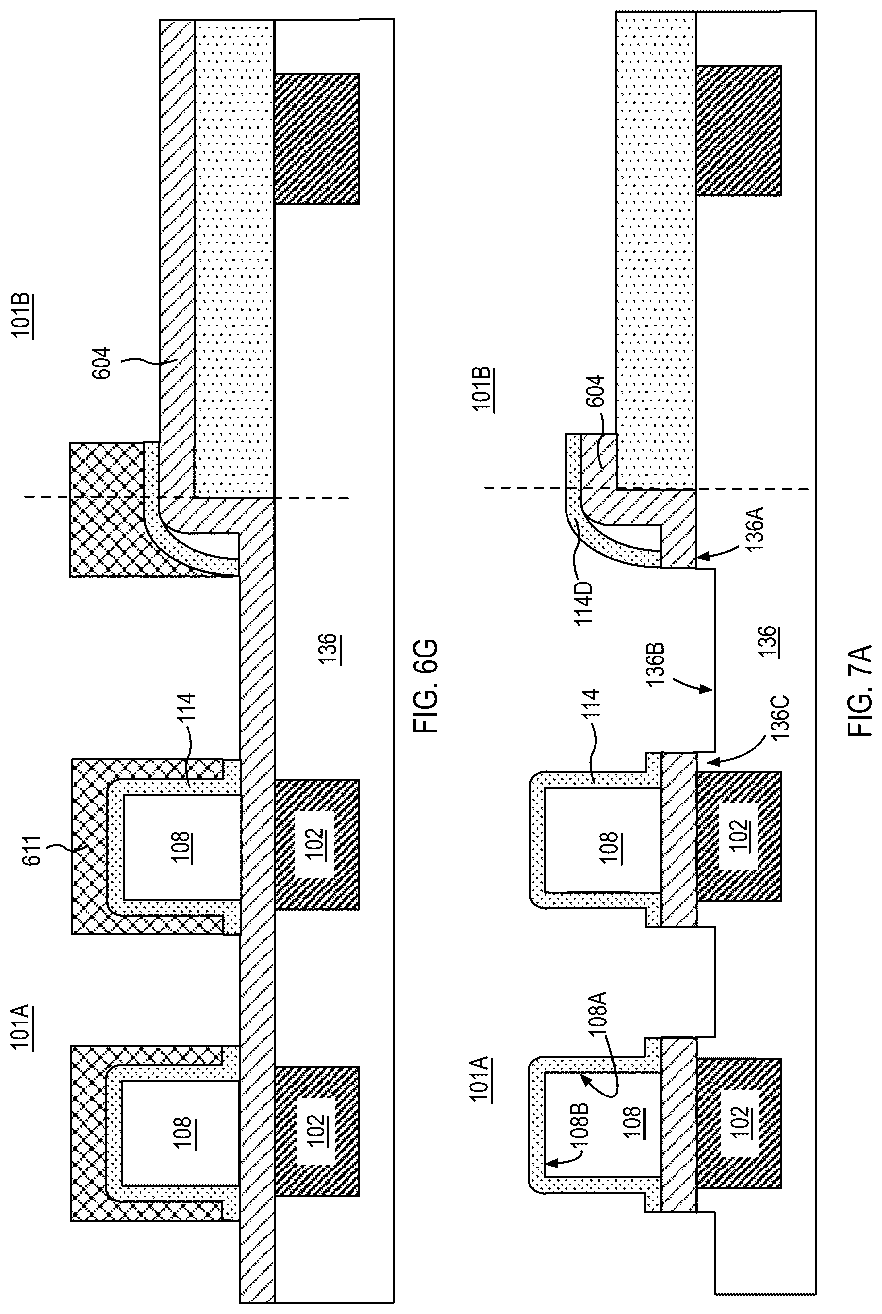 Patent US12142310 Figure 11 – Method of fabricating pedestal based memory devices using pocket integration