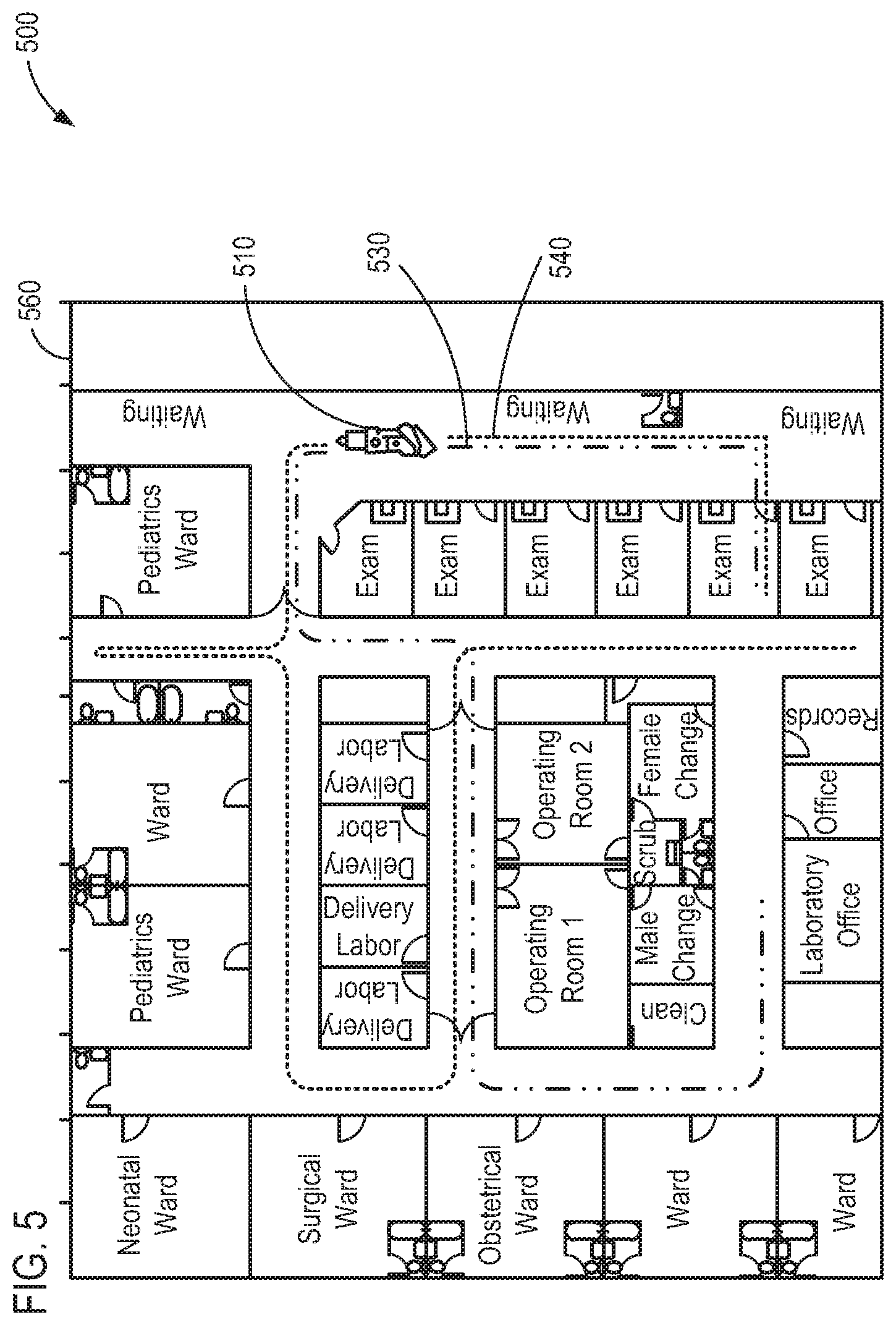 Patent US12142351 Figure 5 – Enhanced diagnostics for a telepresence robot
