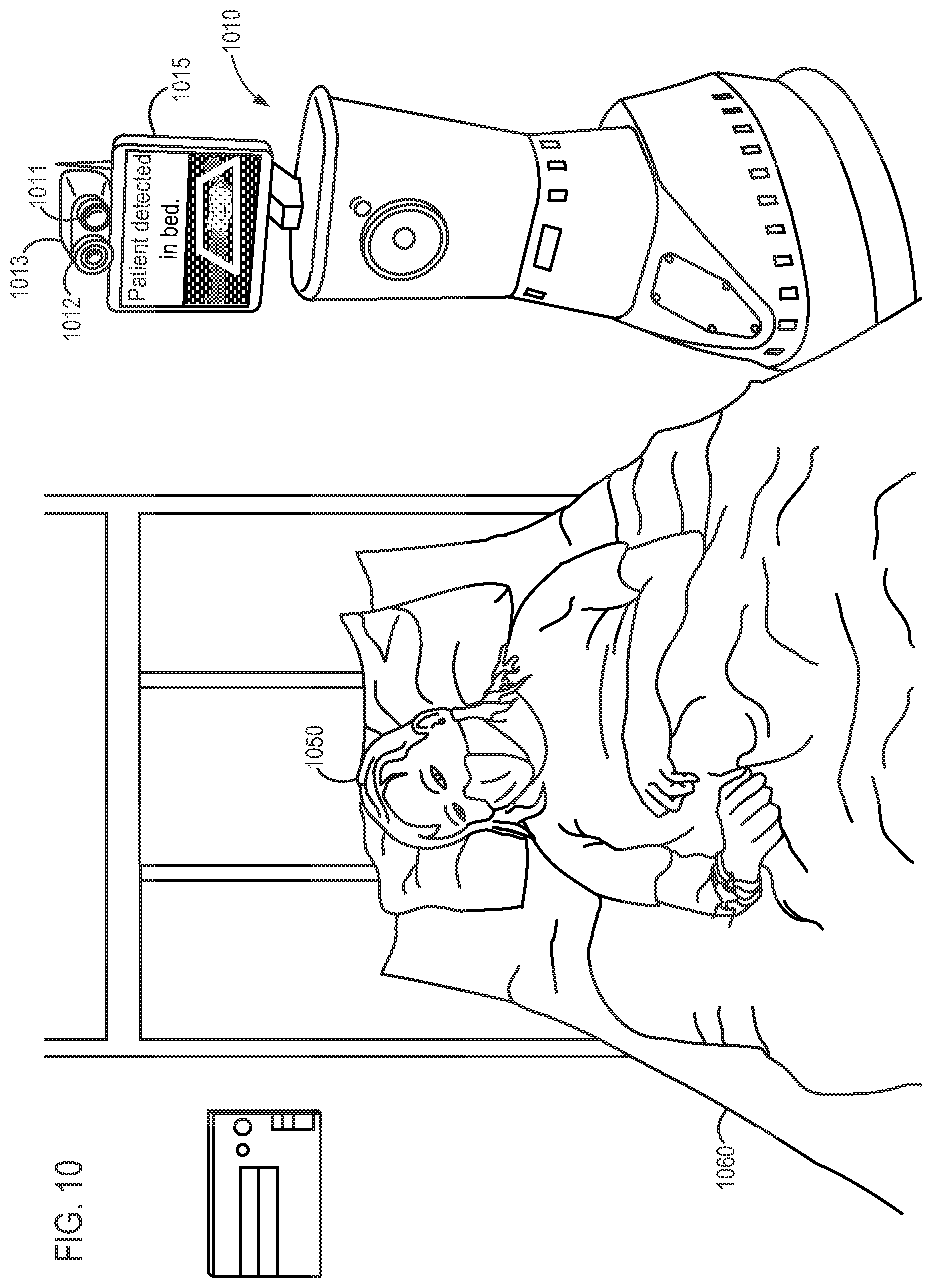 Patent US12142351 Figure 10 – Enhanced diagnostics for a telepresence robot