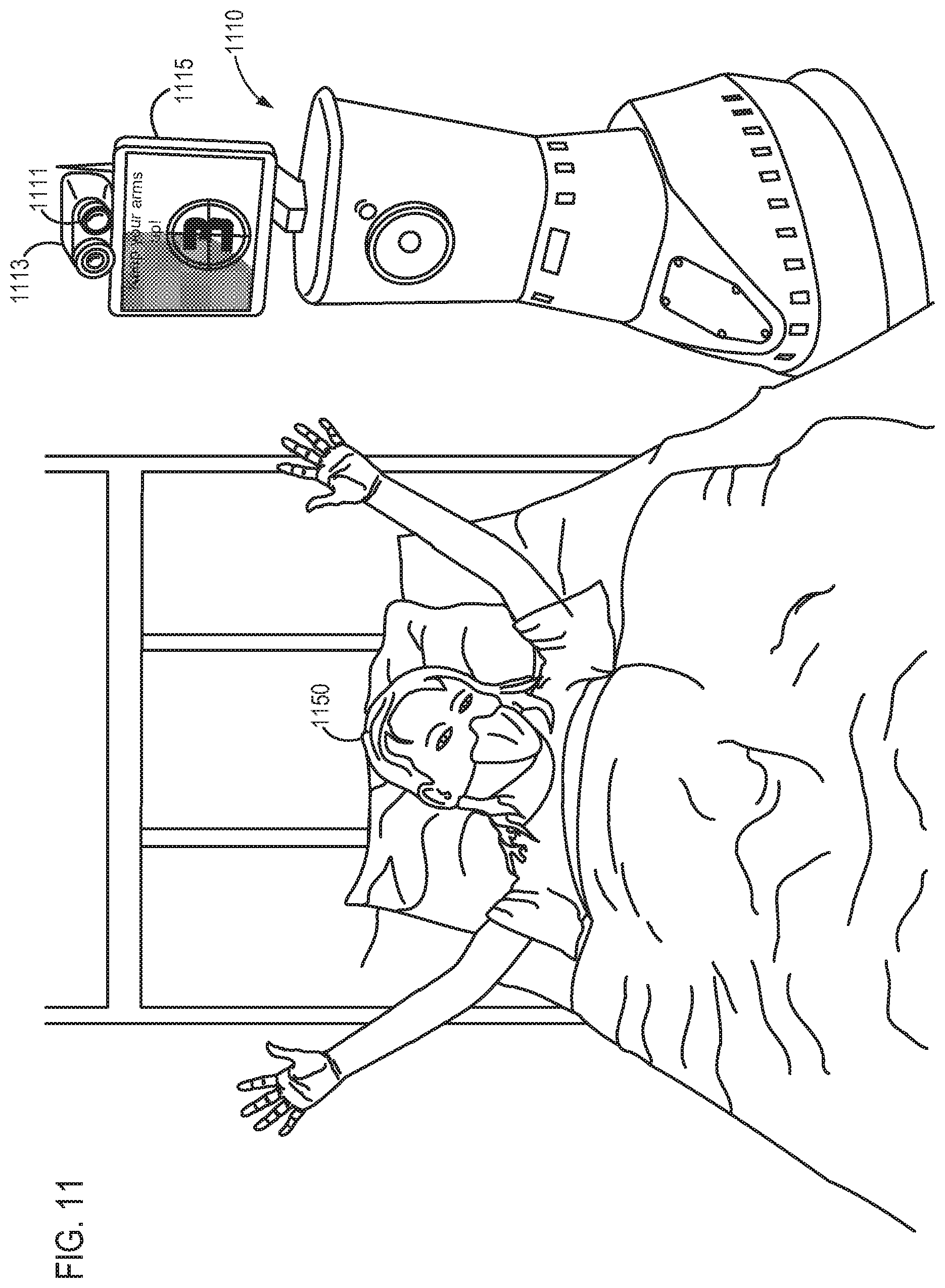 Patent US12142351 Figure 11 – Enhanced diagnostics for a telepresence robot