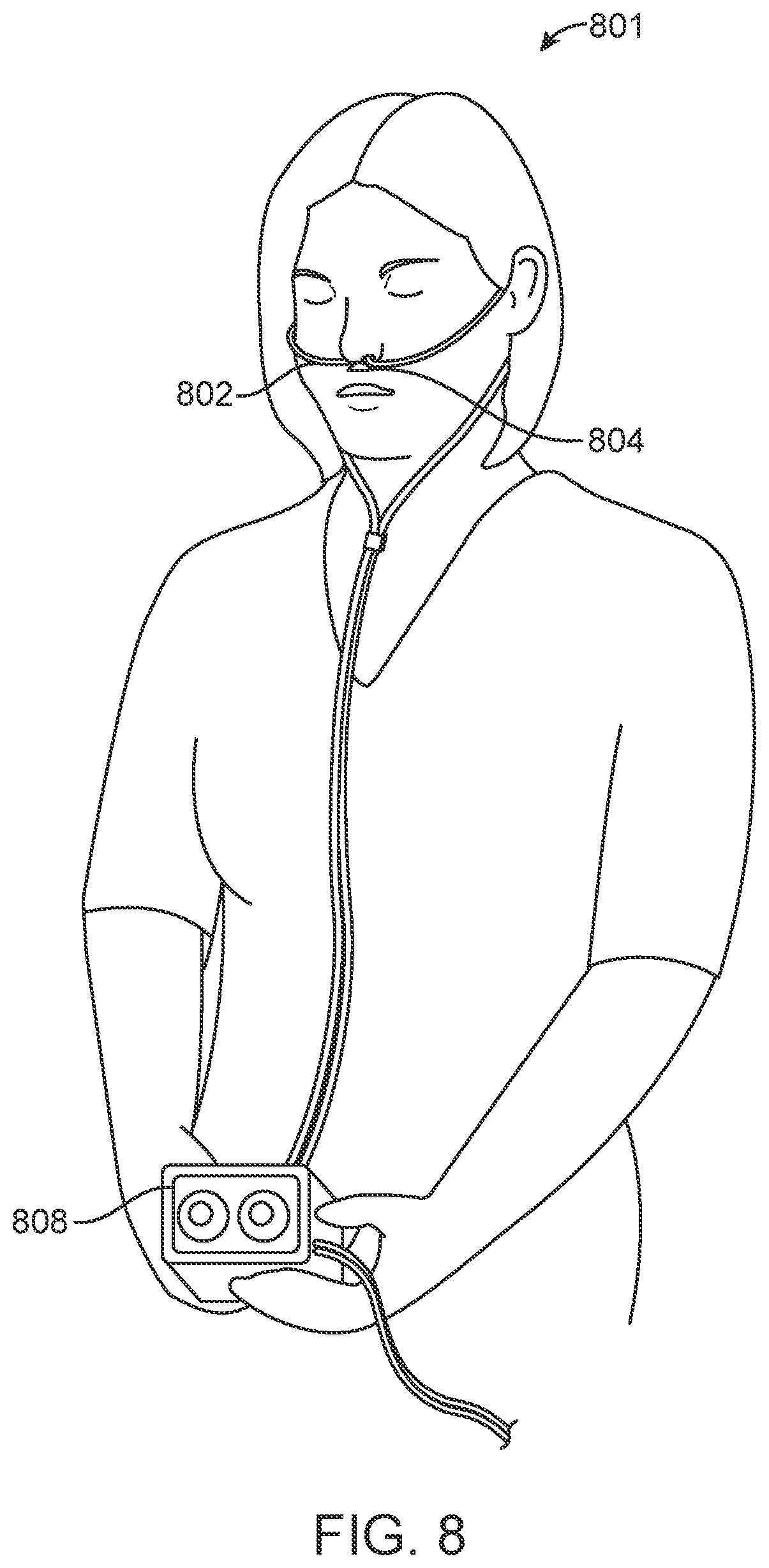 Patent US12142361 Figure 8 – Methods and systems for quantitative colorimetric capnometry