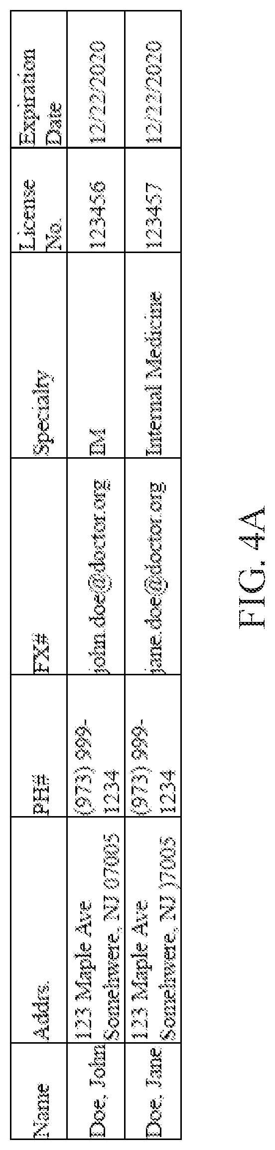 Patent US12142368 Figure 5 – Converting tabular demographic information into an export entity file