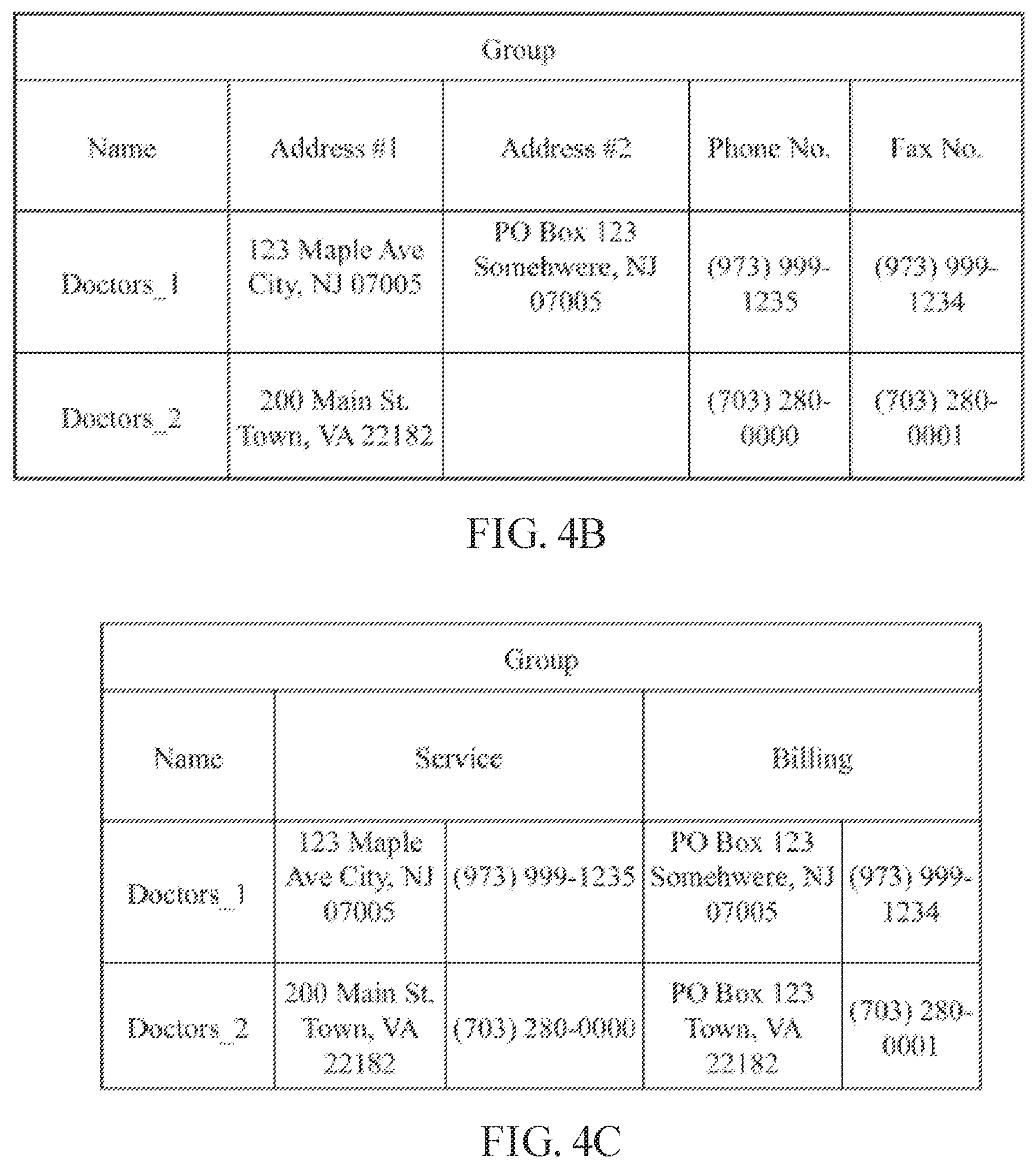 Patent US12142368 Figure 6 – Converting tabular demographic information into an export entity file