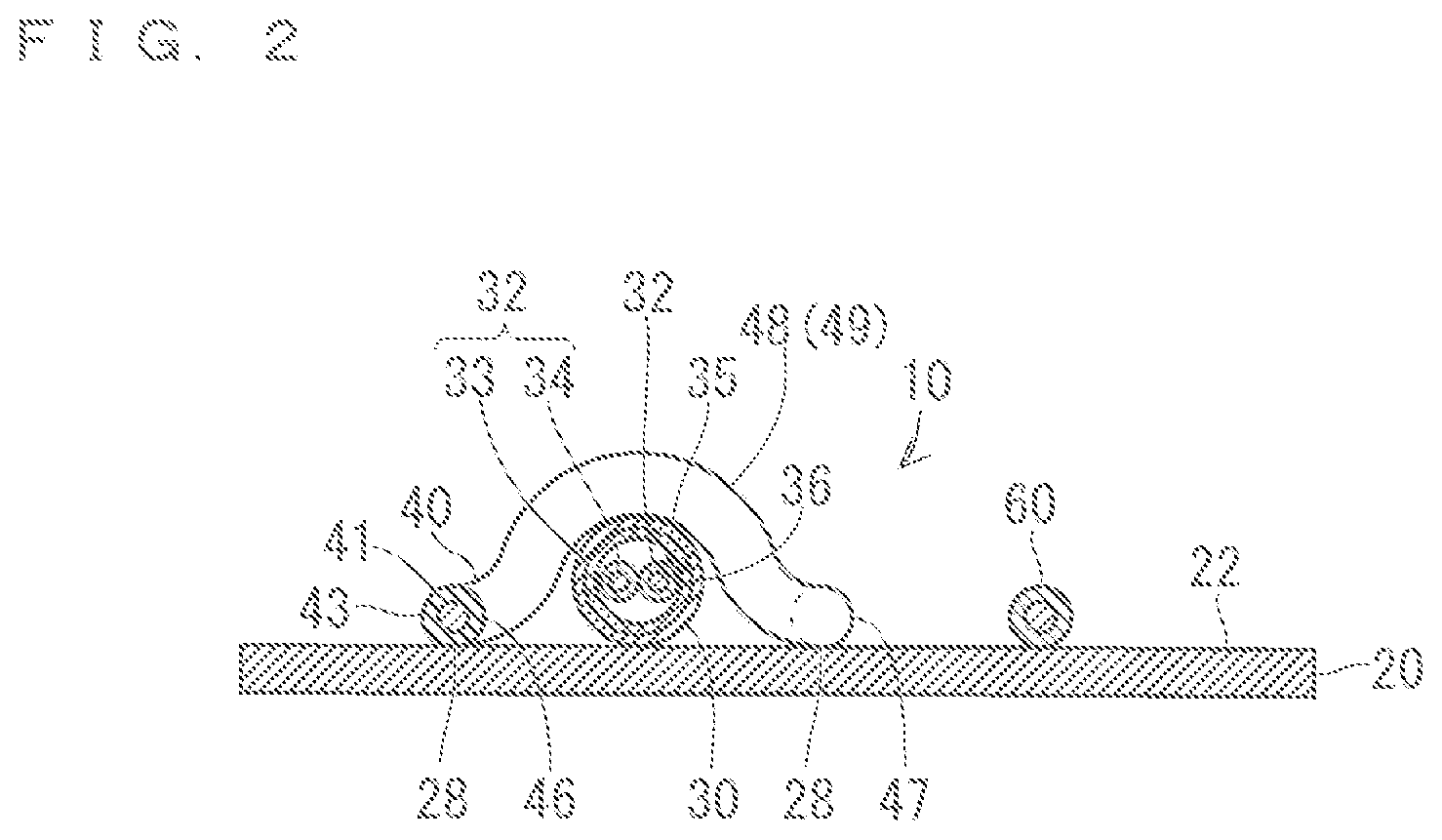 Patent US12142401 Figure 2 – Wiring member