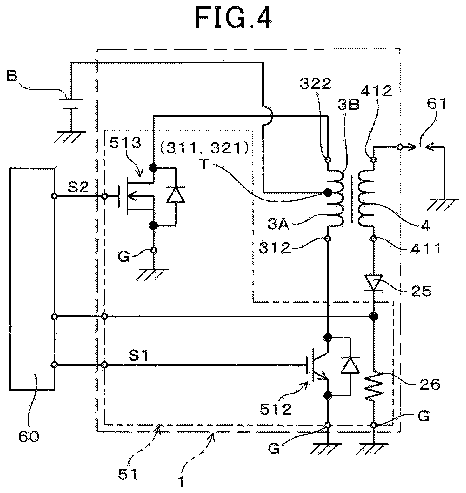 Patent US12142417 Figure 4 – Ignition coil for internal combustion engine