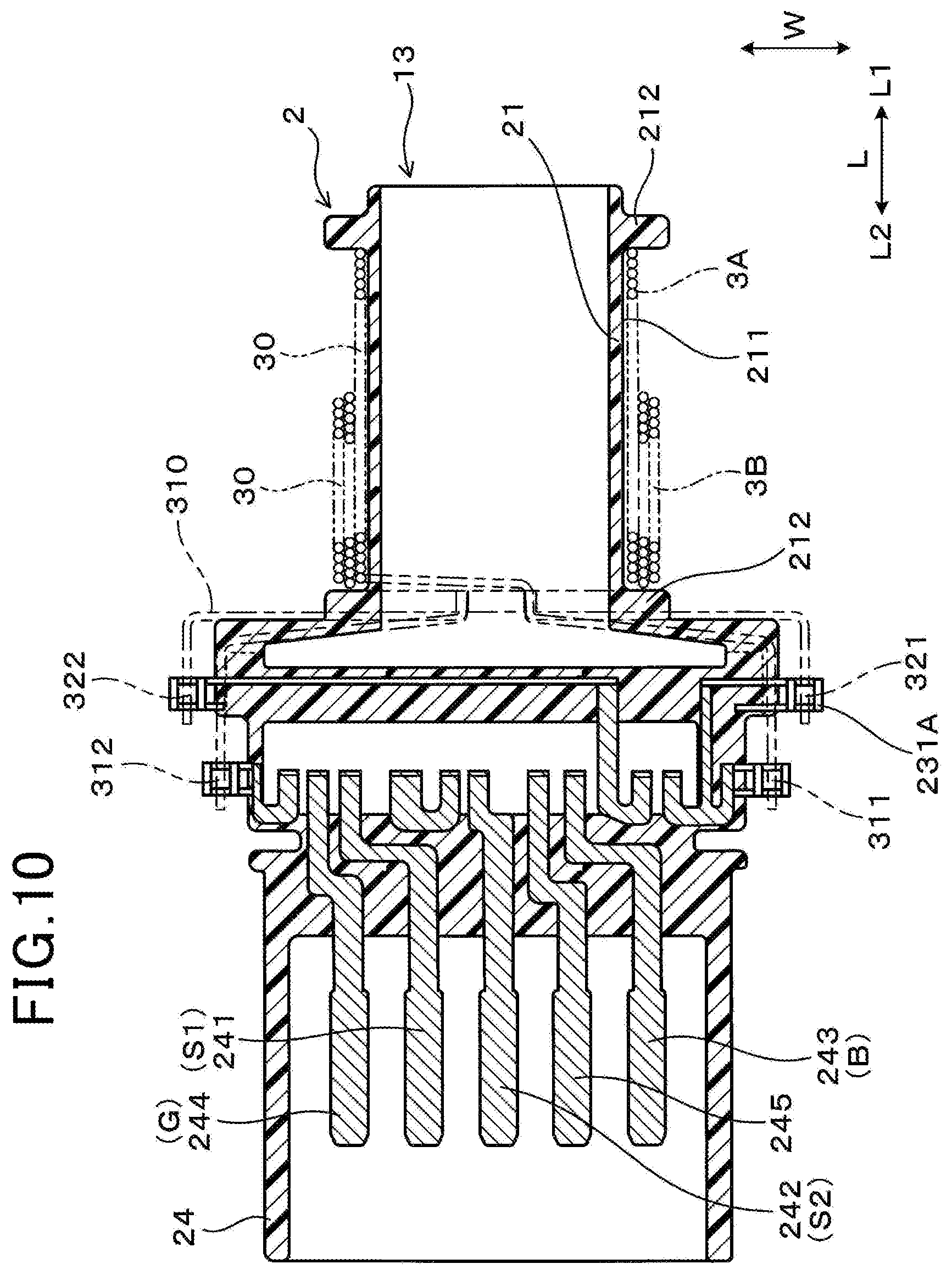 Patent US12142417 Figure 10 – Ignition coil for internal combustion engine