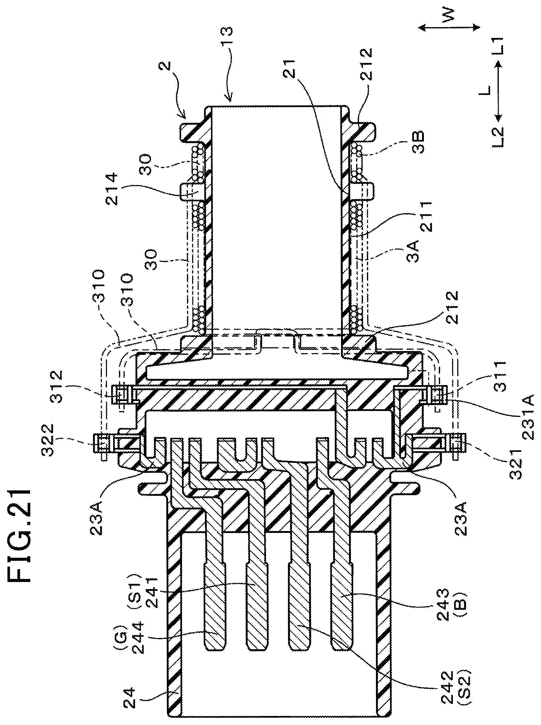 Patent US12142417 Figure 19 – Ignition coil for internal combustion engine
