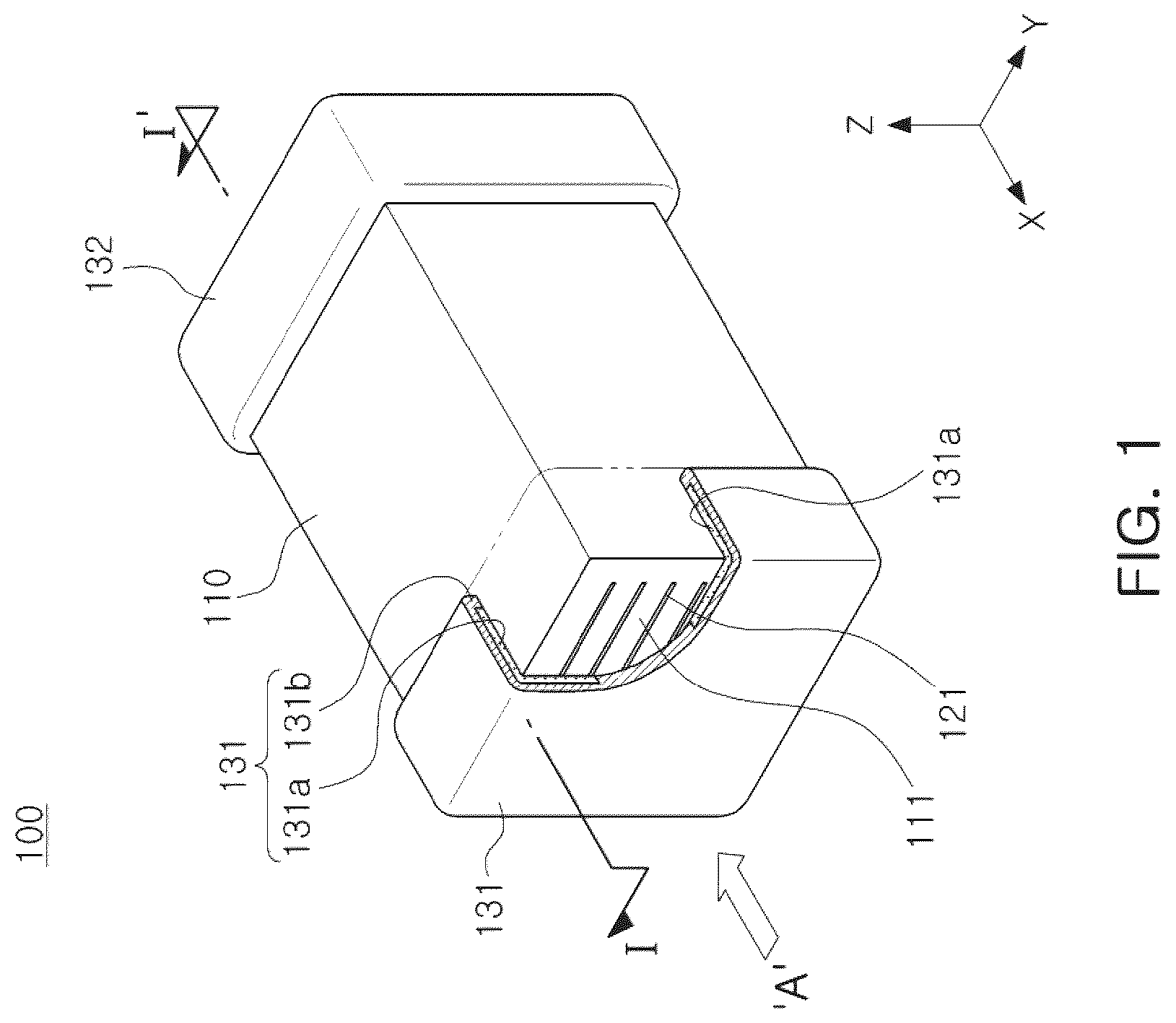 Patent US12142433 Figure 1 – Multilayer ceramic electronic component