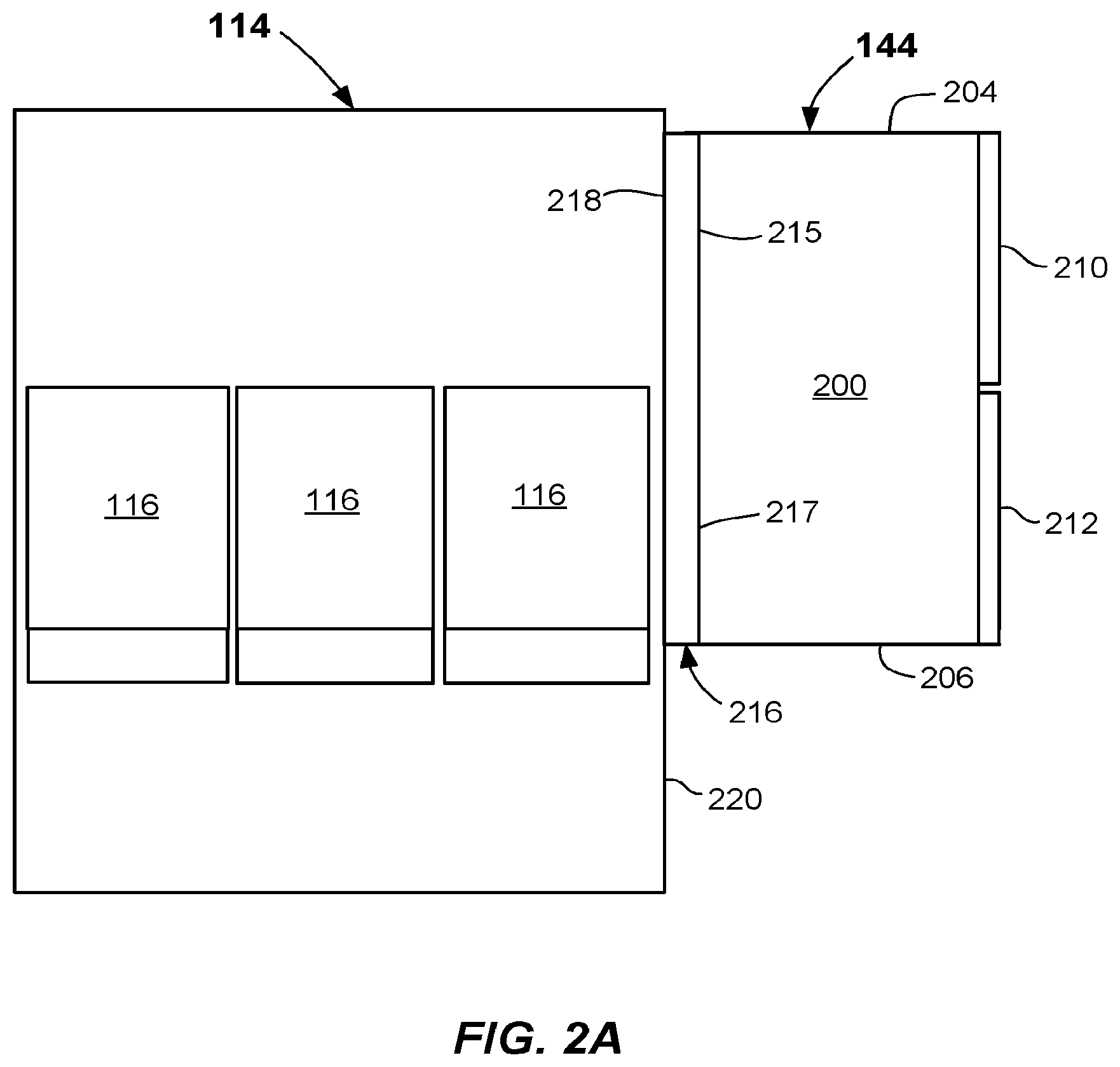 Patent US12142500 Figure 2 – Side storage pods, equipment front end modules, and methods for processing substrates