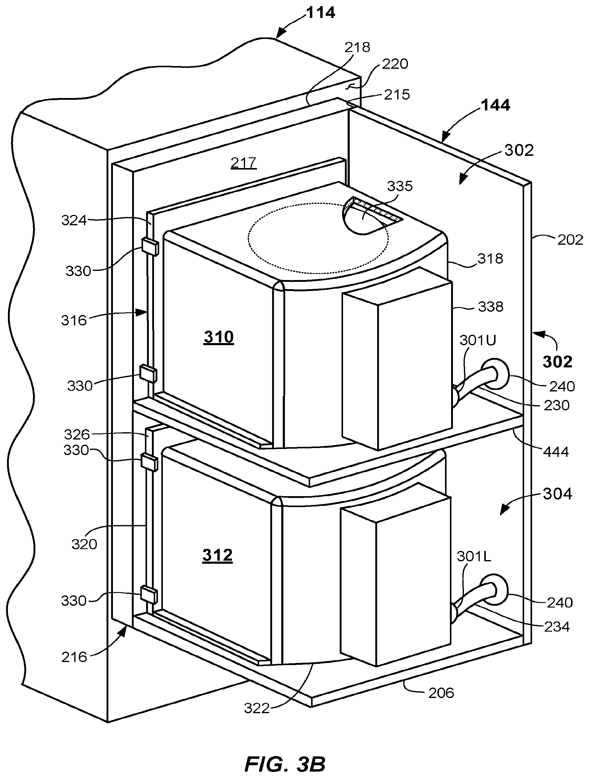 Patent US12142500 Figure 5 – Side storage pods, equipment front end modules, and methods for processing substrates