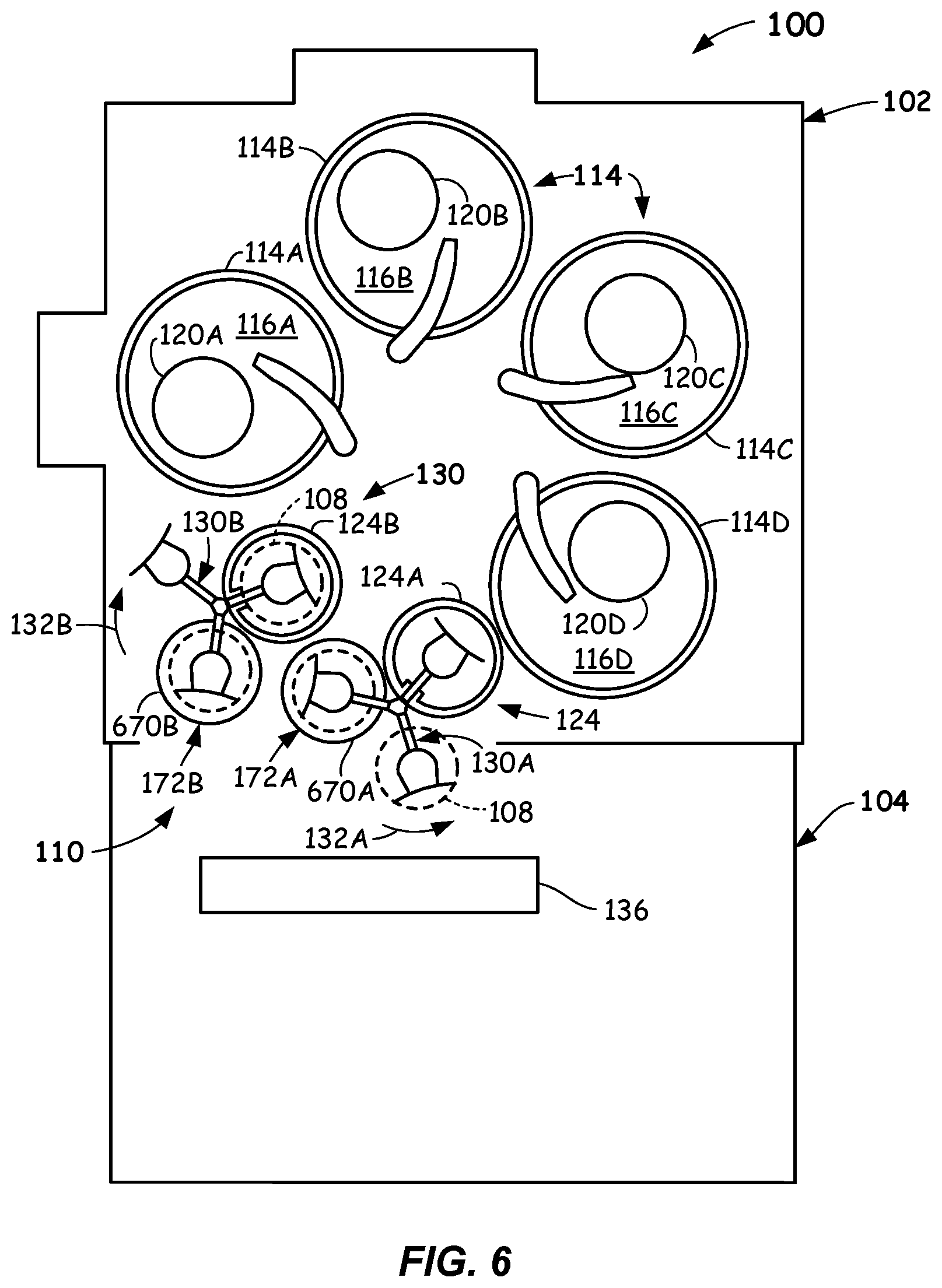 Patent US12142513 Figure 6 – Wafer processing tools and methods thereof