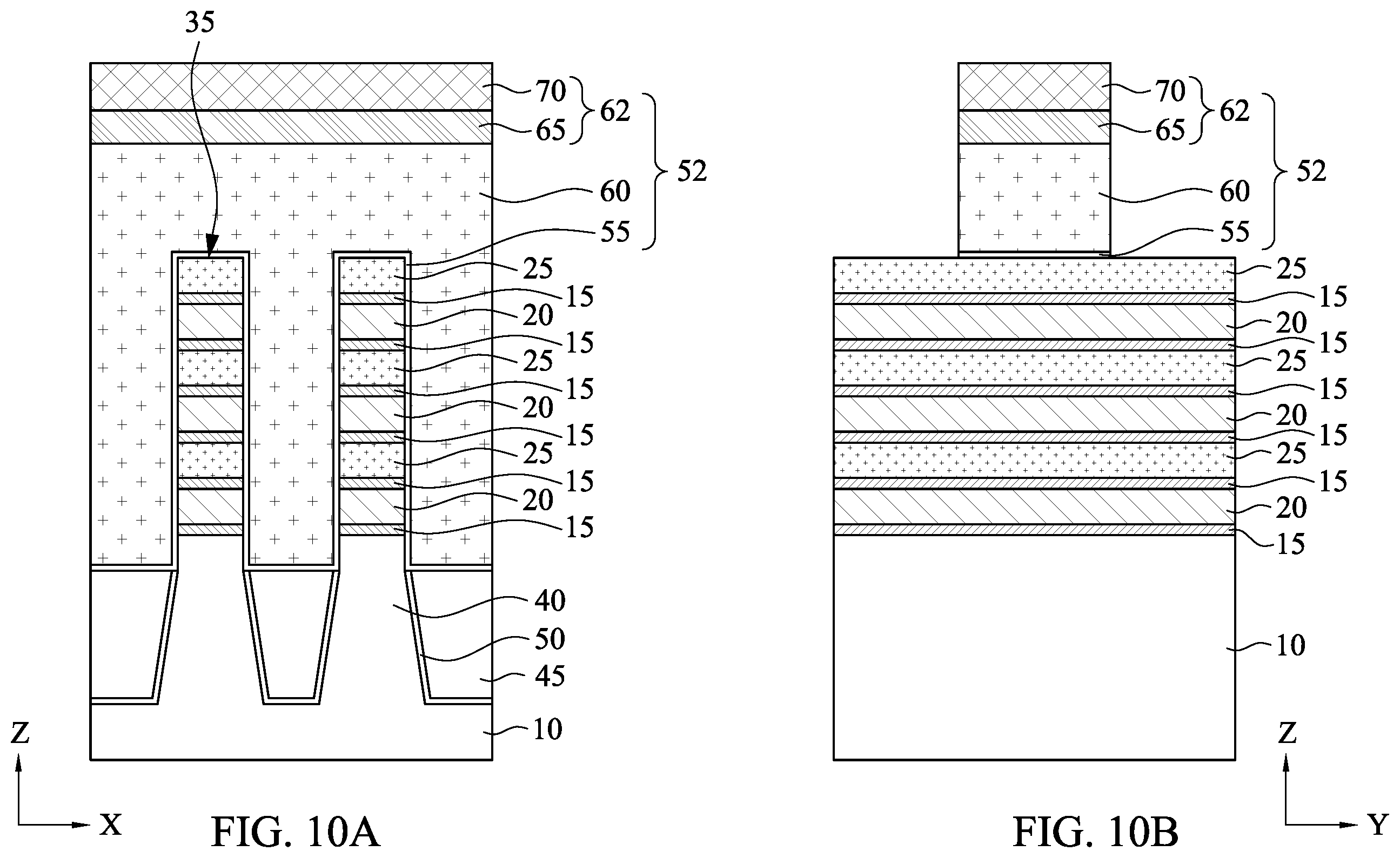 Patent US12142529 Figure 6 – Semiconductor device including a gate-all-around field effect transistor