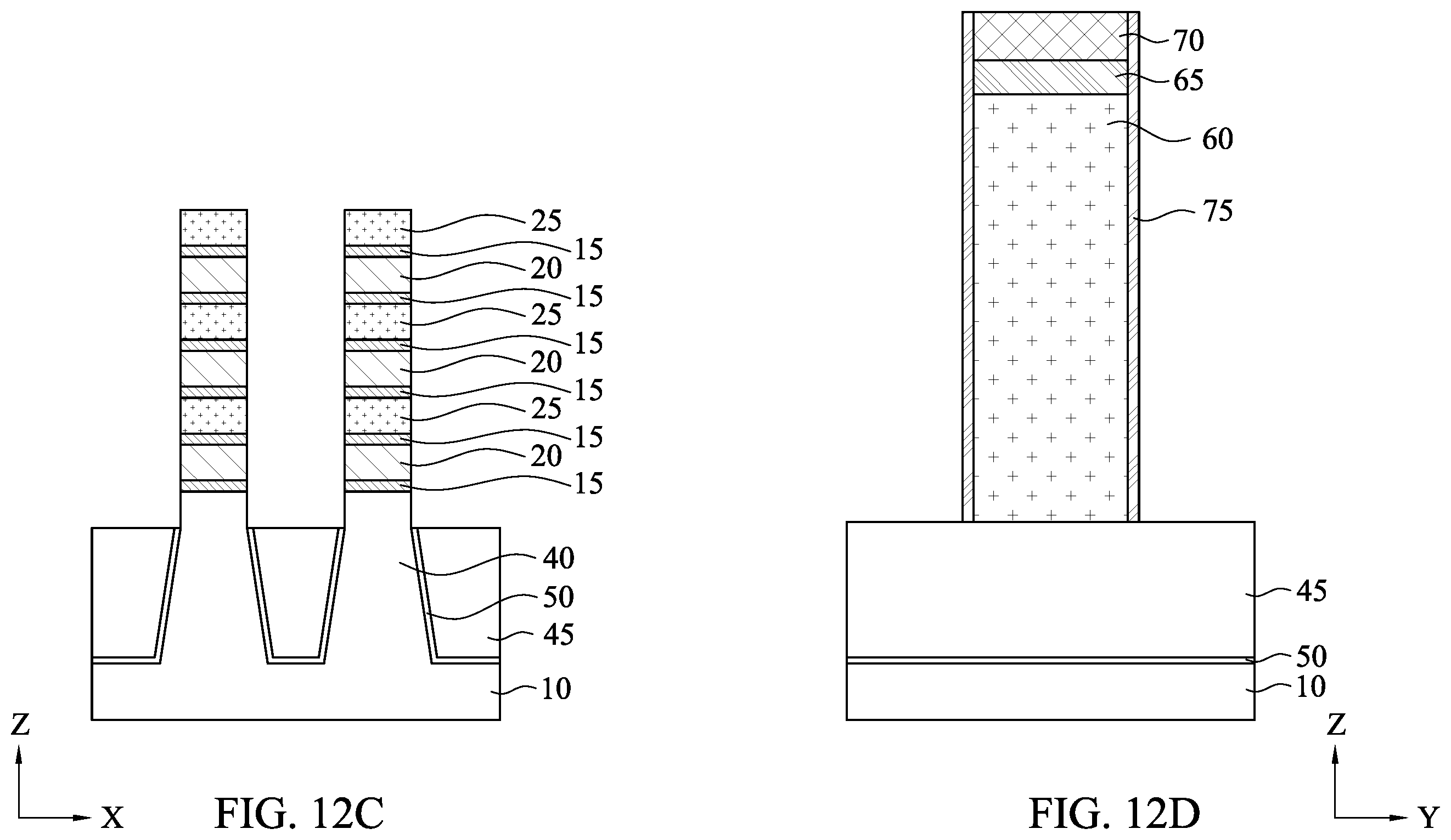 Patent US12142529 Figure 10 – Semiconductor device including a gate-all-around field effect transistor