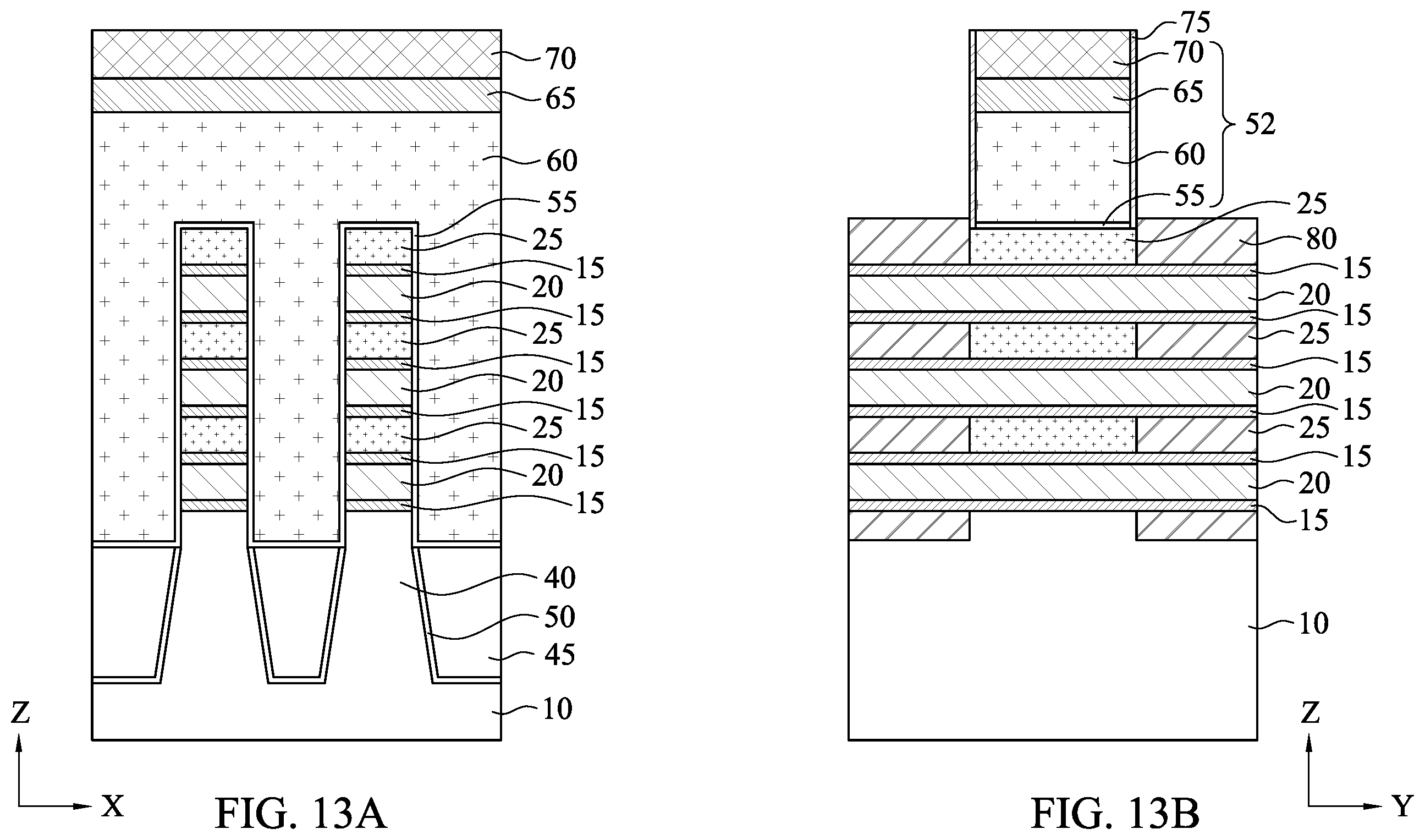 Patent US12142529 Figure 12 – Semiconductor device including a gate-all-around field effect transistor