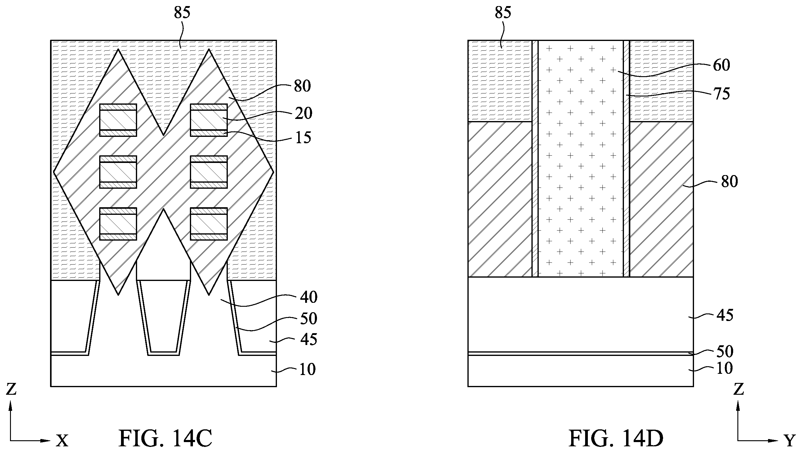 Patent US12142529 Figure 16 – Semiconductor device including a gate-all-around field effect transistor