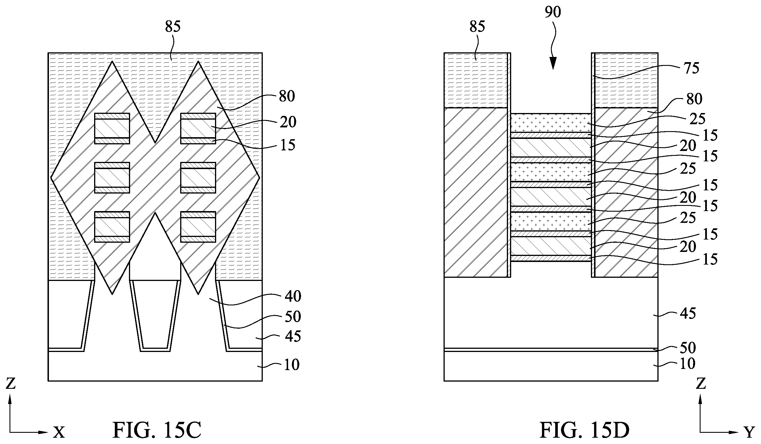 Patent US12142529 Figure 19 – Semiconductor device including a gate-all-around field effect transistor