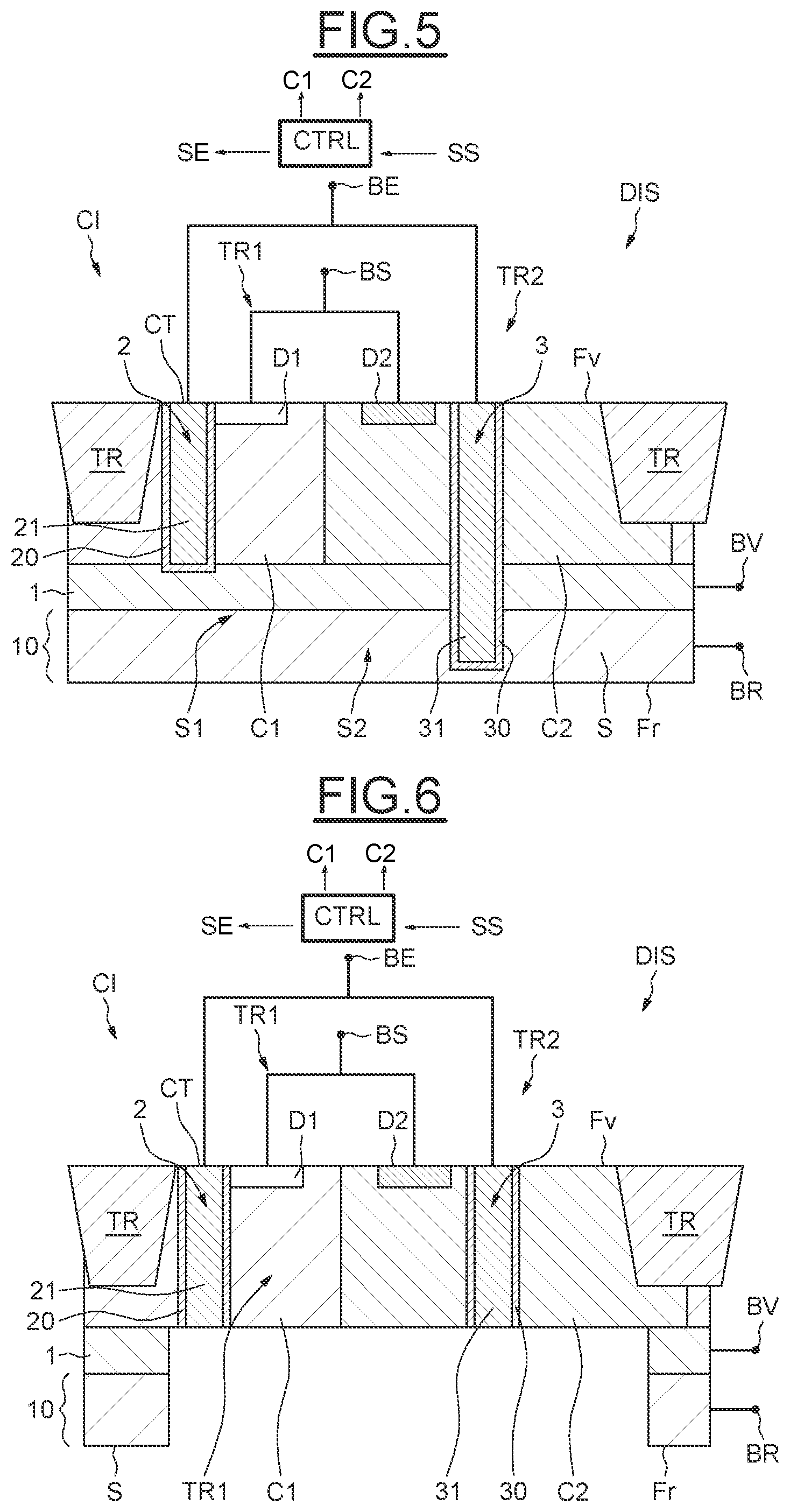 Patent US12142536 Figure 3 – Method of detecting a possible thinning of a substrate of an integrated circuit via the rear face thereof, and associated device