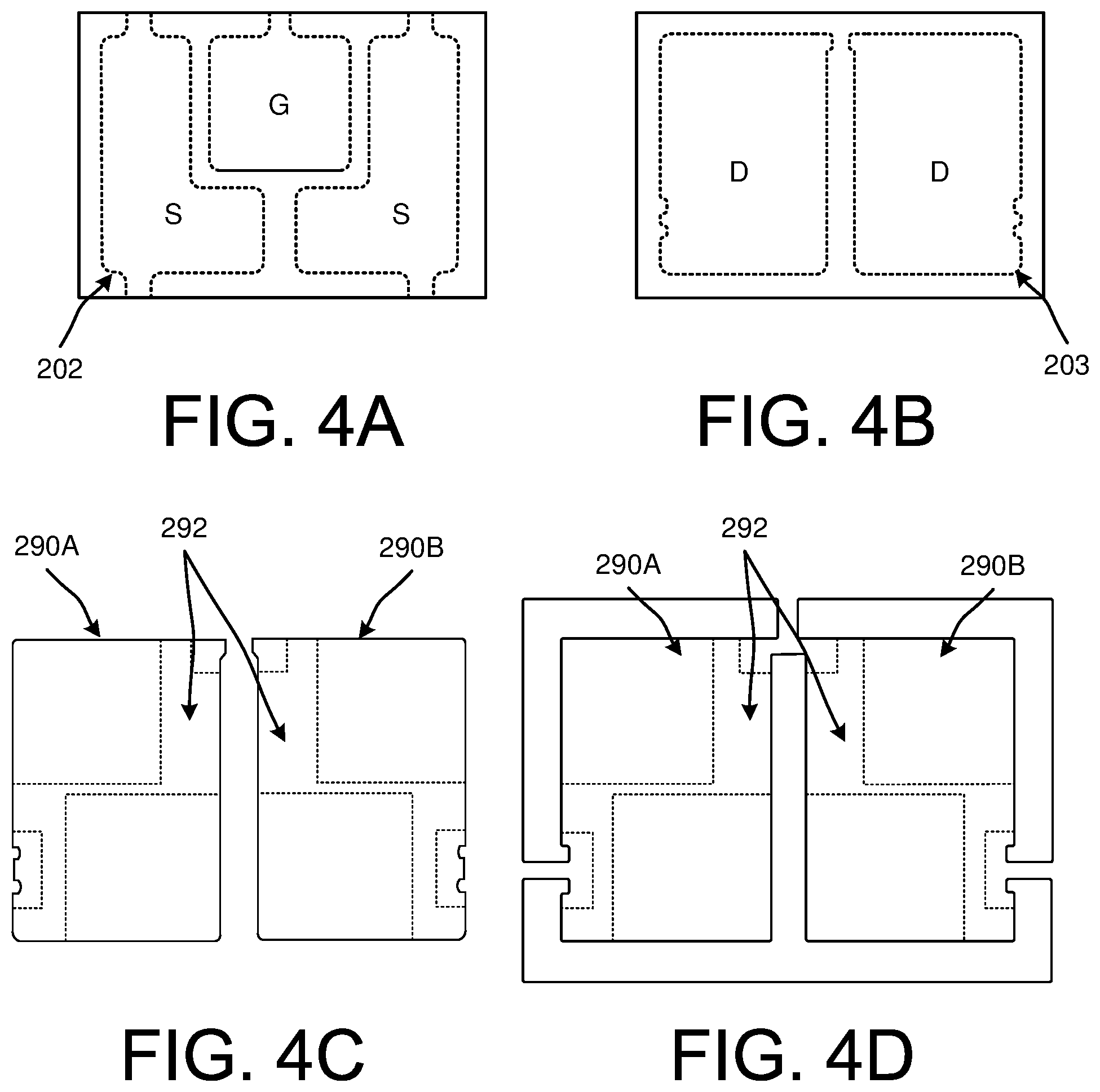 Patent US12142551 Figure 5 – Package including multiple semiconductor devices
