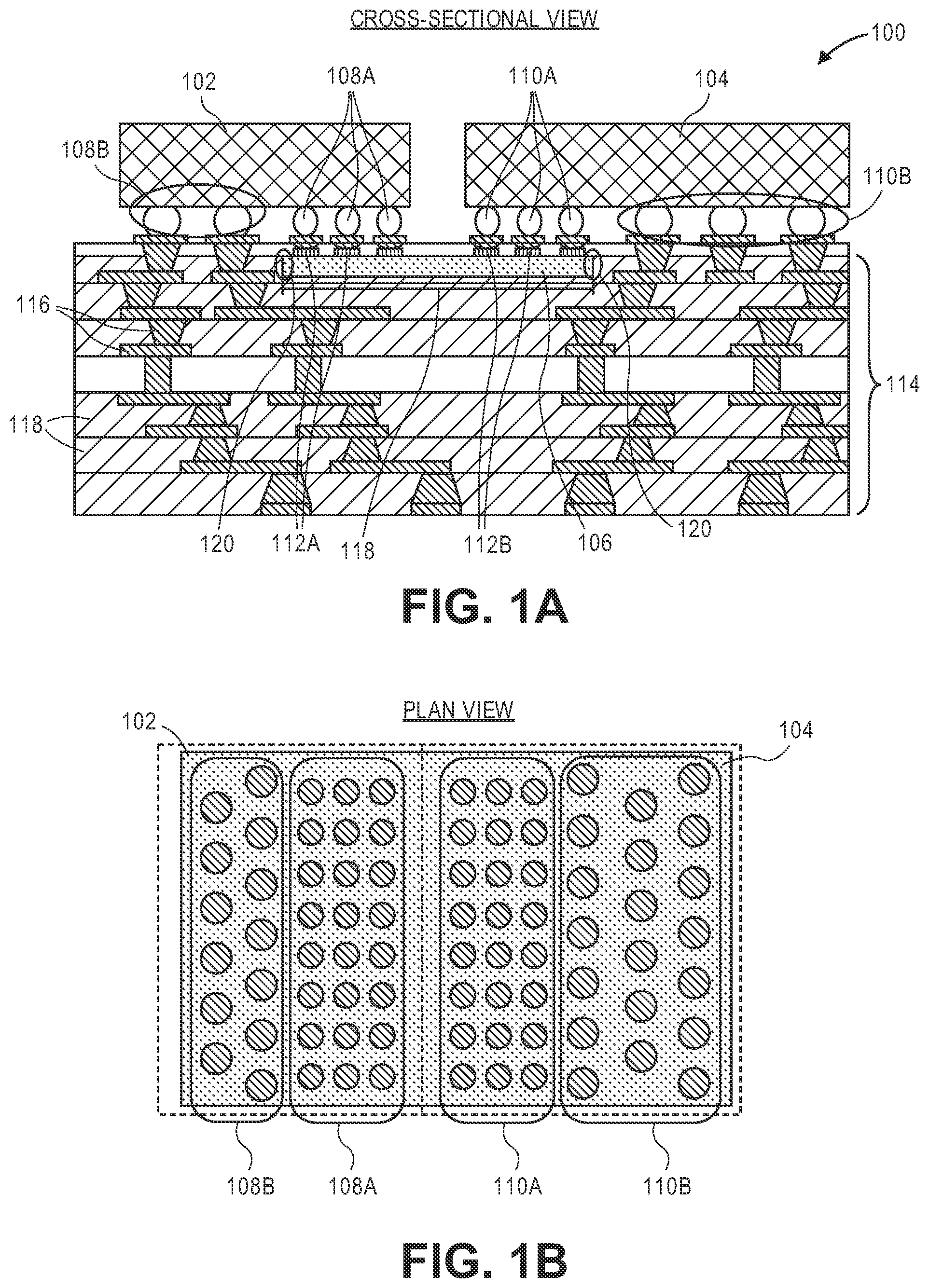 Patent US12142553 Figure 1 – Guard ring design enabling in-line testing of silicon bridges for semiconductor packages