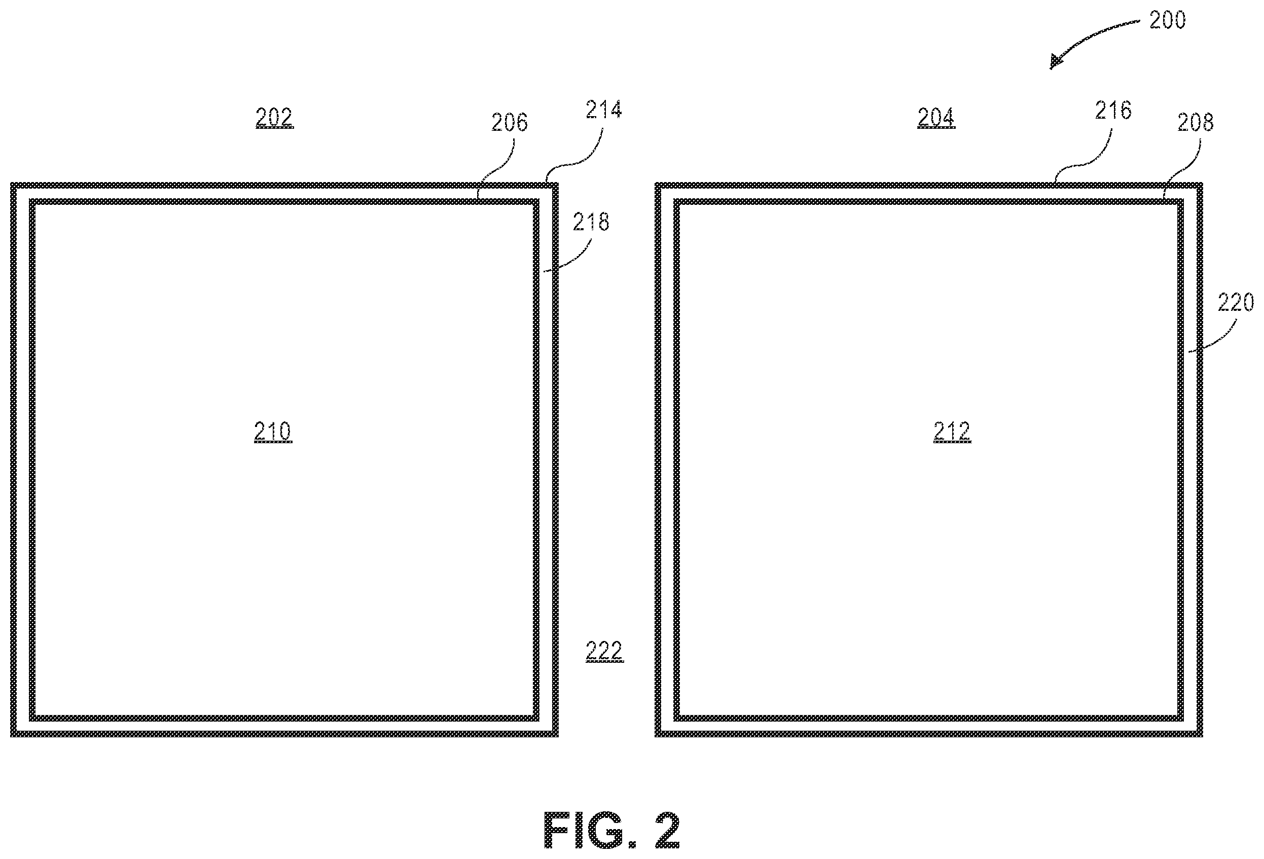 Patent US12142553 Figure 2 – Guard ring design enabling in-line testing of silicon bridges for semiconductor packages