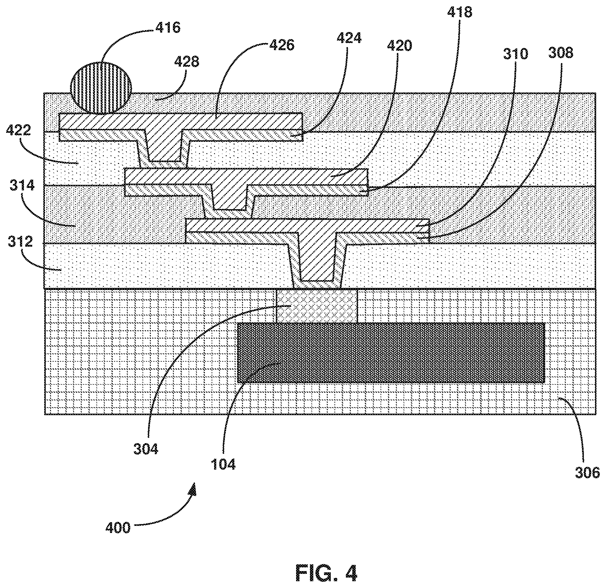 Patent US12142556 Figure 5 – X-ray shielding structure for a chip
