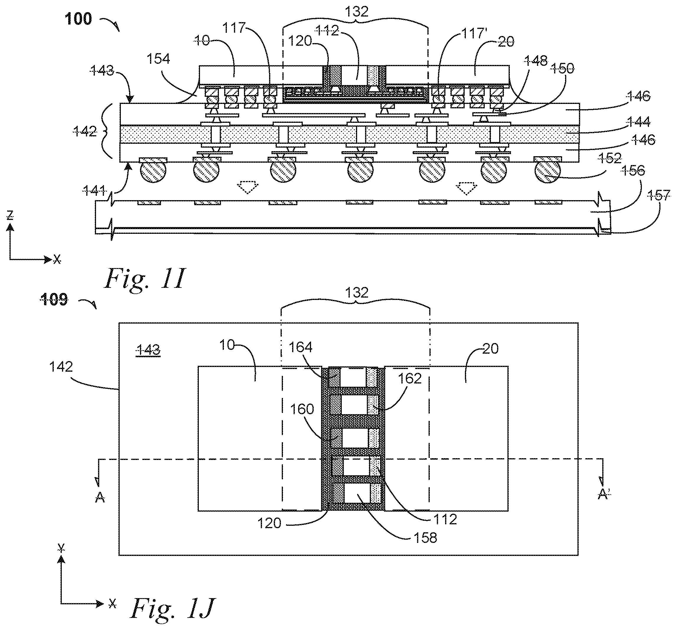Patent US12142570 Figure 3 – Composite bridge die-to-die interconnects for integrated-circuit packages