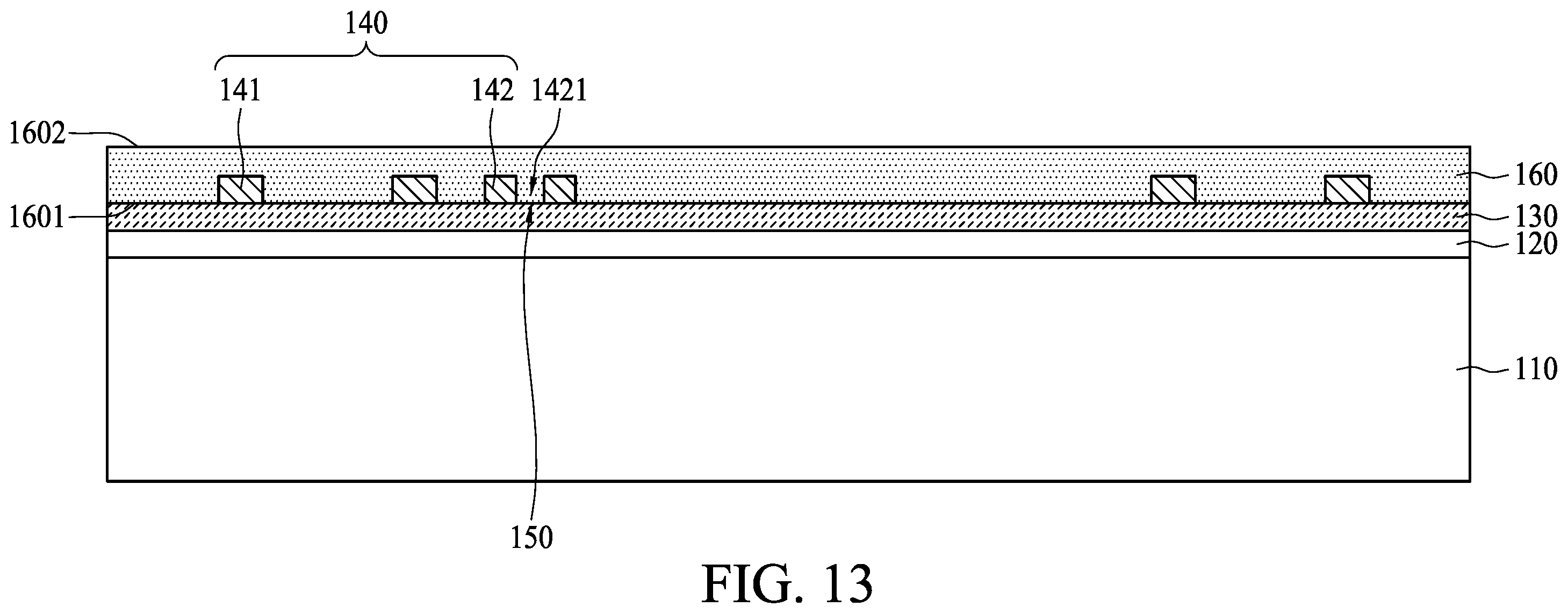 Patent US12142576 Figure 12 – Semiconductor package structure and method for manufacturing the same