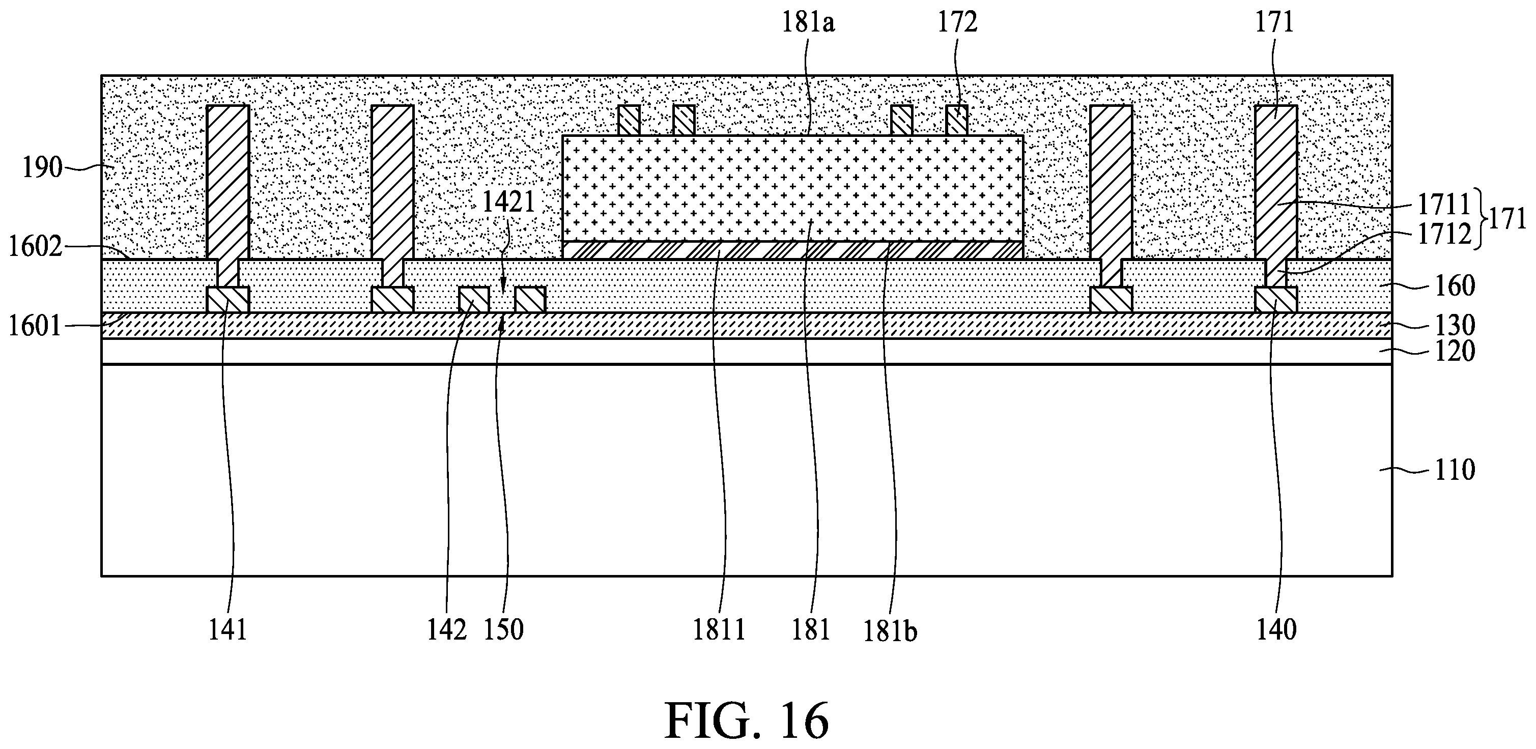 Patent US12142576 Figure 15 – Semiconductor package structure and method for manufacturing the same