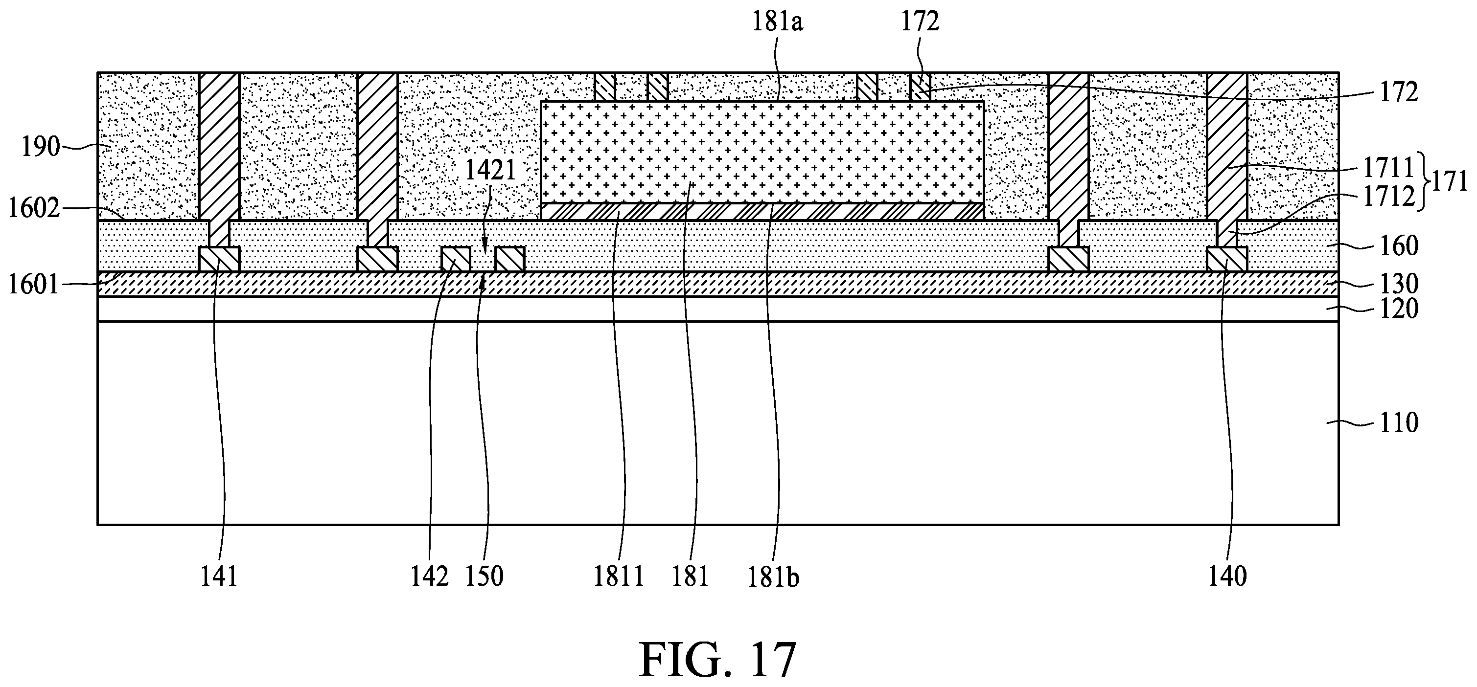 Patent US12142576 Figure 16 – Semiconductor package structure and method for manufacturing the same
