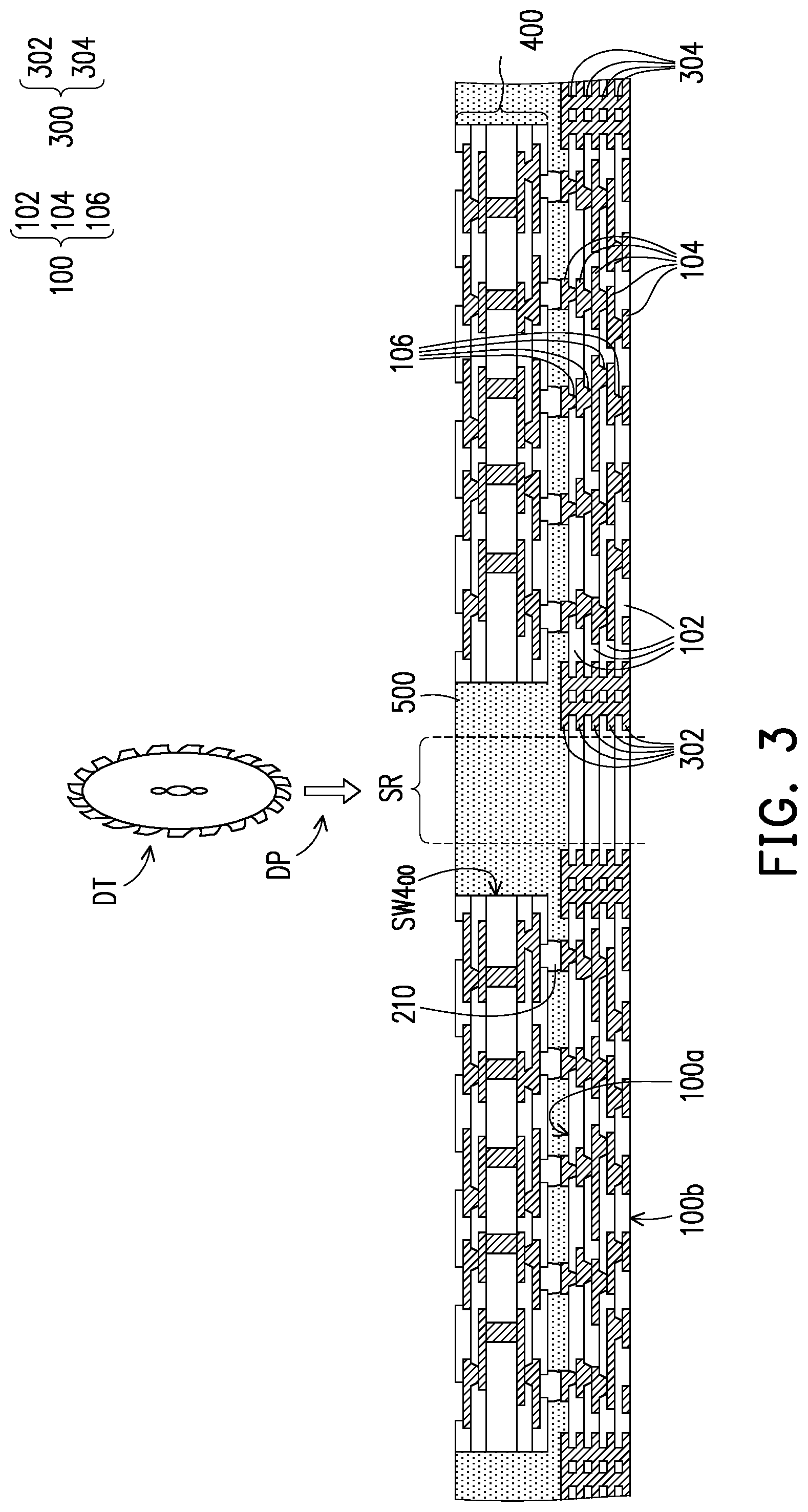 Patent US12142579 Figure 9 – Package structure and manufacturing method thereof