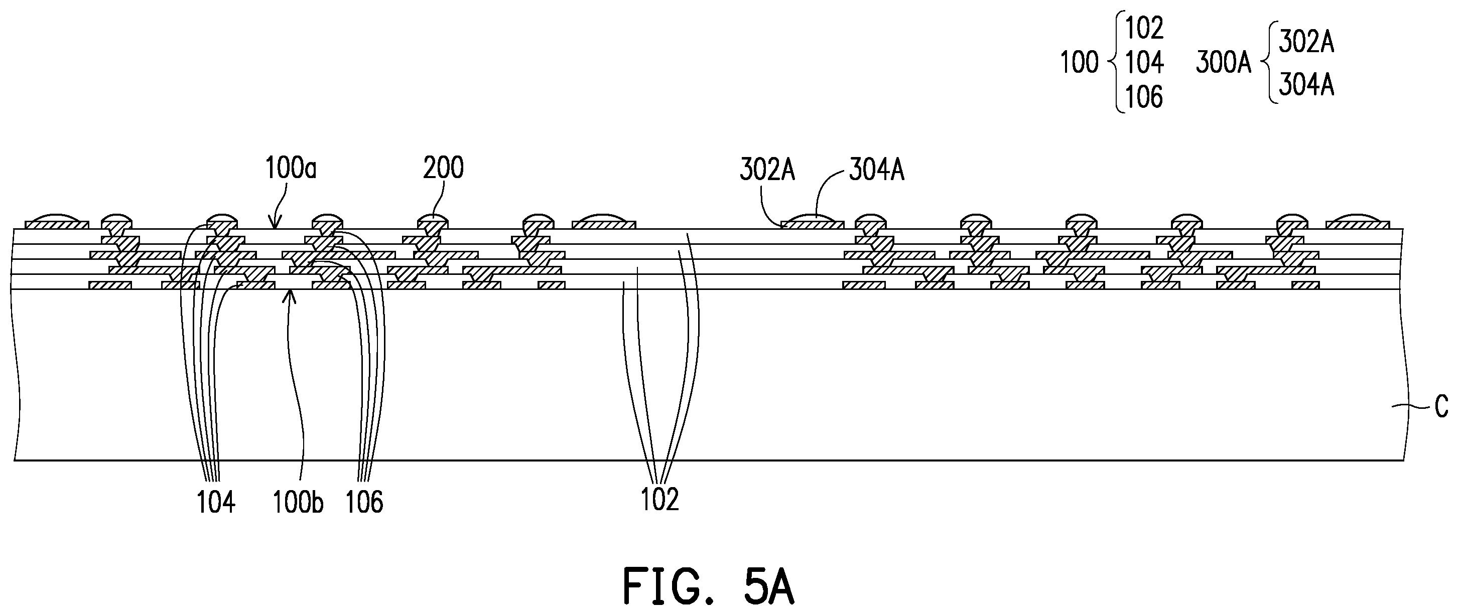 Patent US12142579 Figure 11 – Package structure and manufacturing method thereof