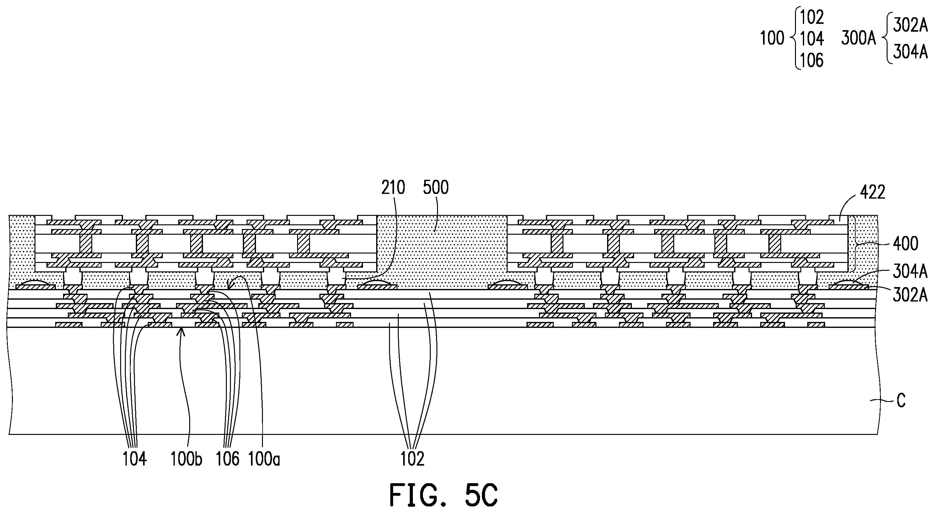 Patent US12142579 Figure 13 – Package structure and manufacturing method thereof